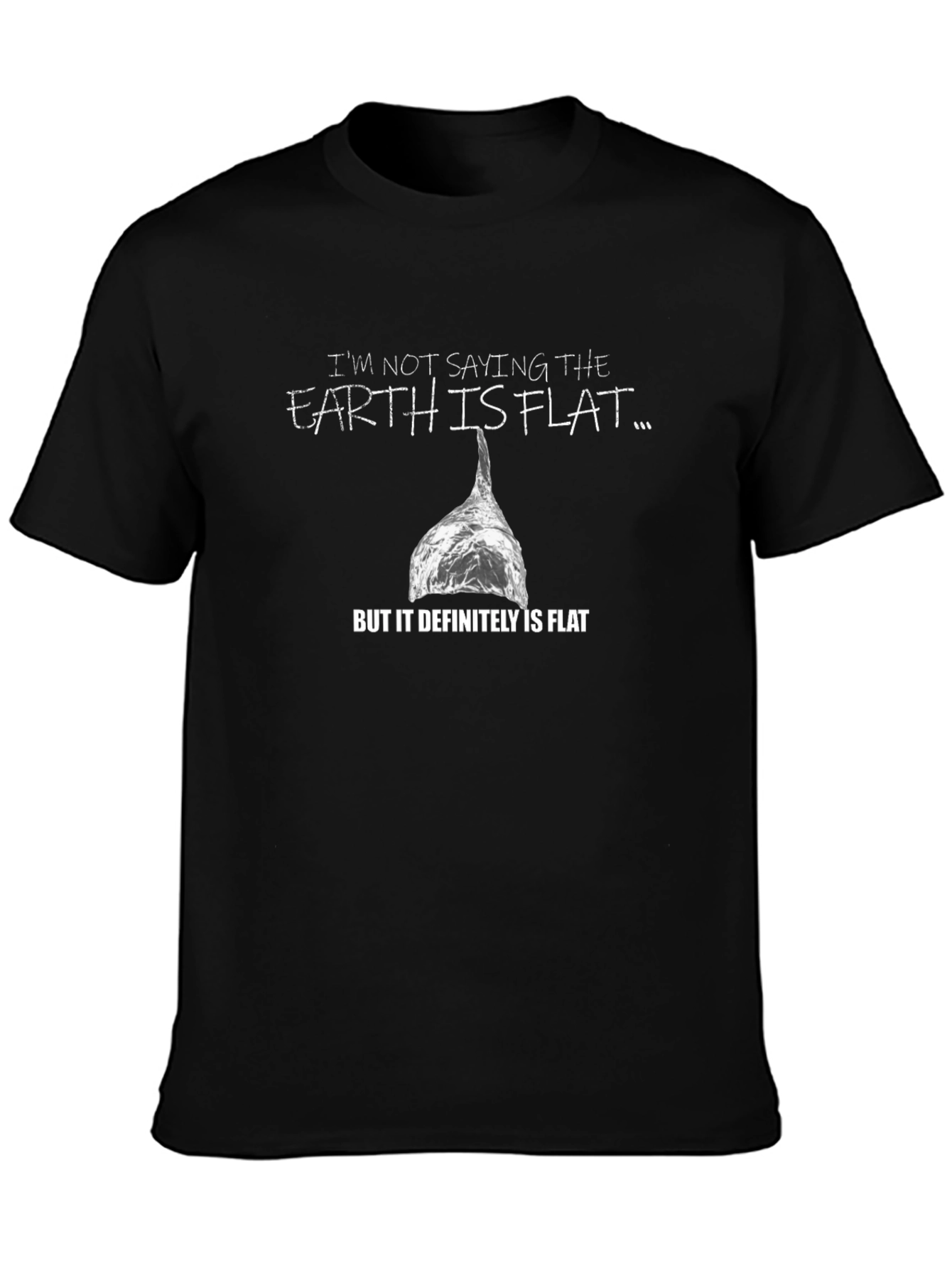 Flat Earth Conspiracy Theory Graphic T-Shirt