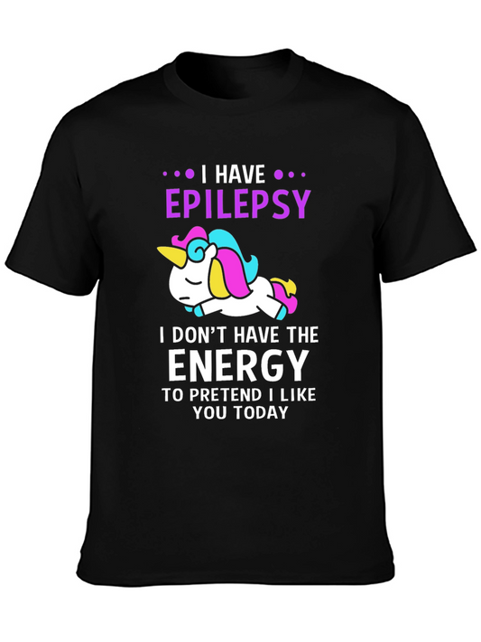 Epilepsy Unicorn Graphic Tee - Energy Today