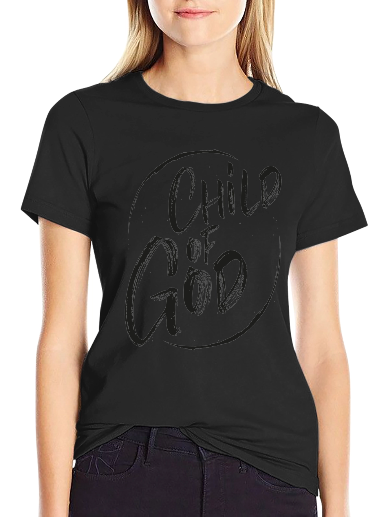 Child of God Black Graphic Tee