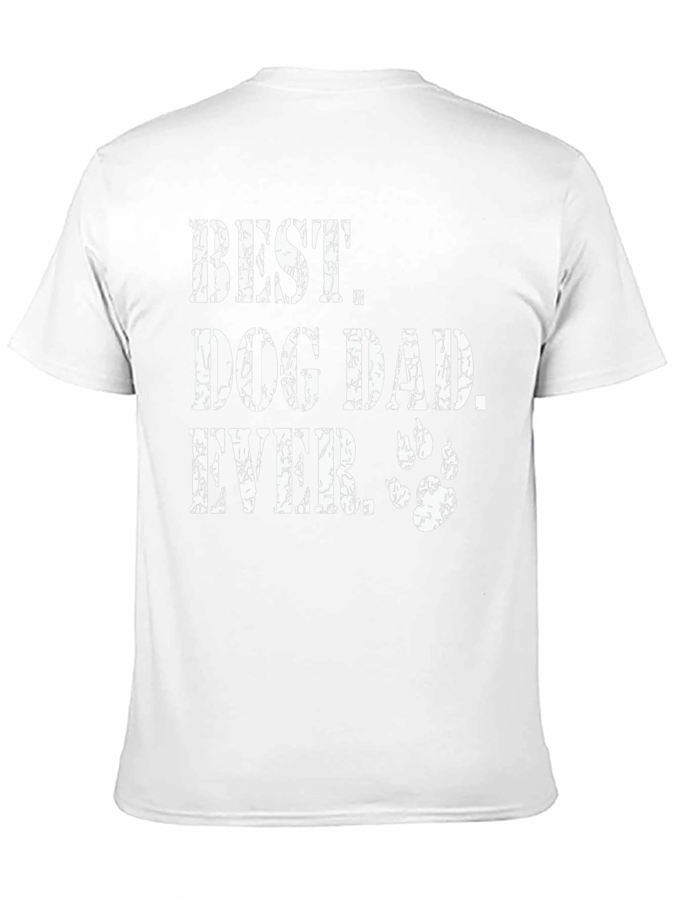 Best Dog Dad Ever Black Graphic Tee