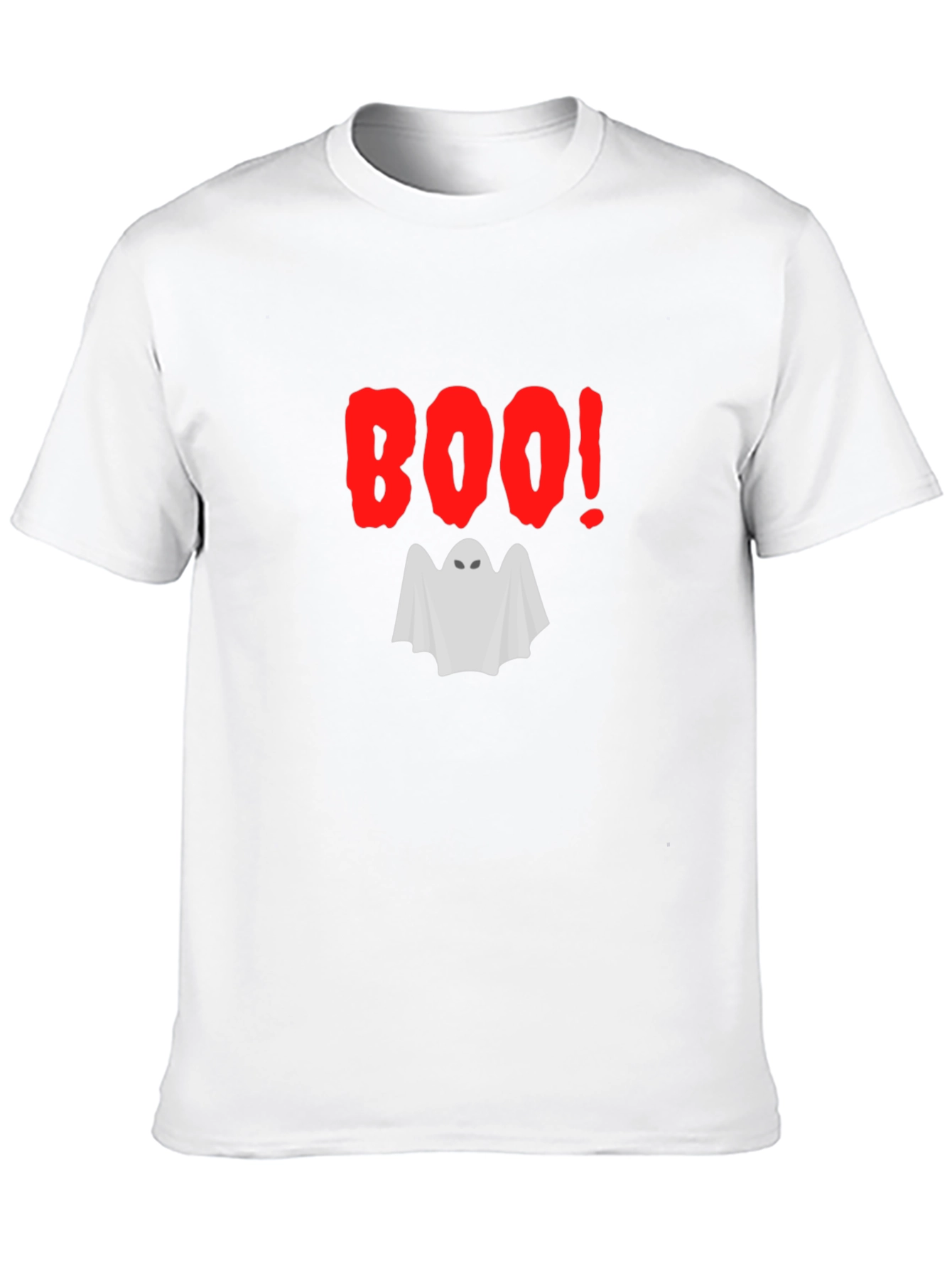 Boo Ghost Halloween Graphic T-Shirt