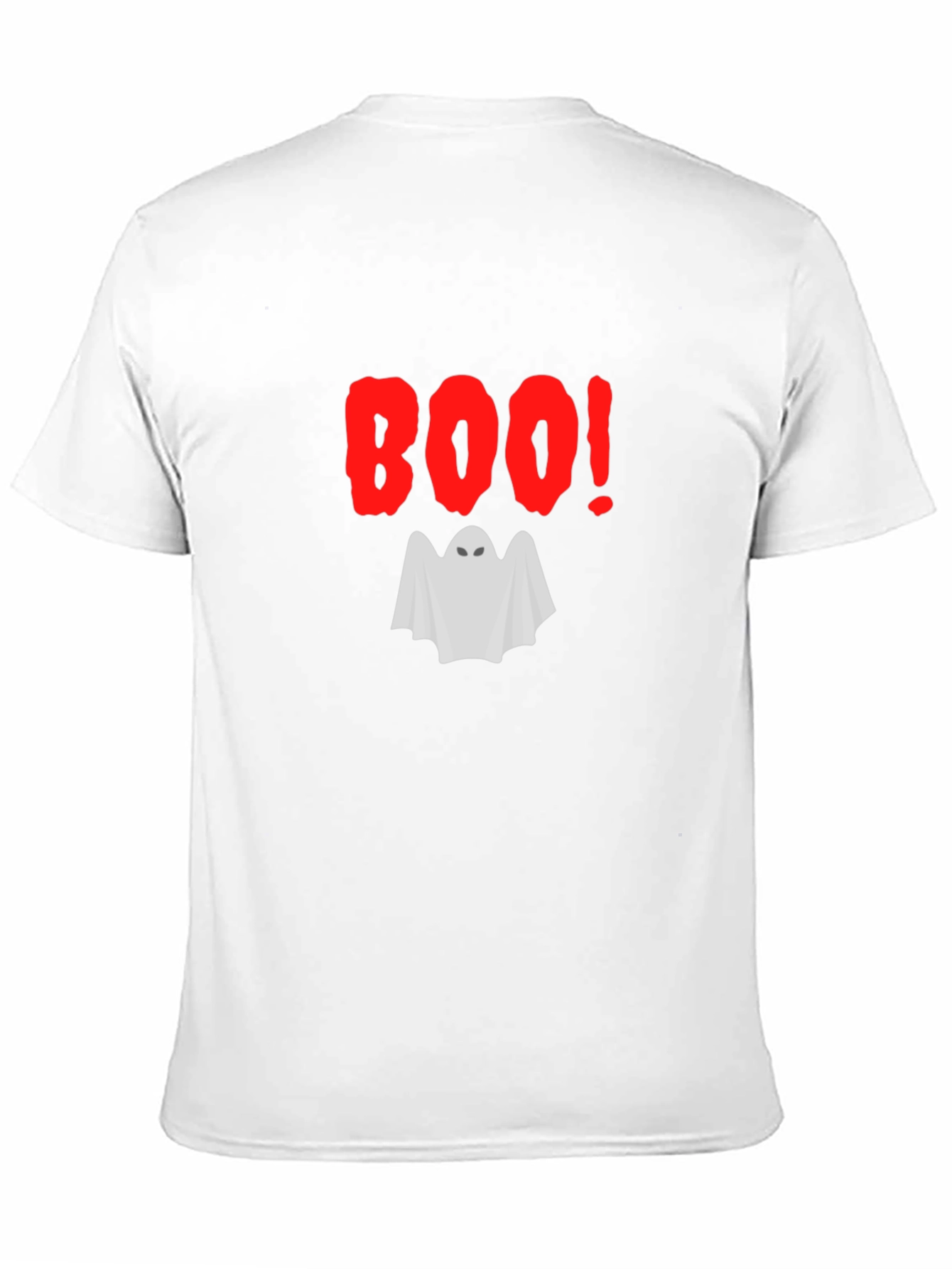 Boo Ghost Halloween Graphic T-Shirt