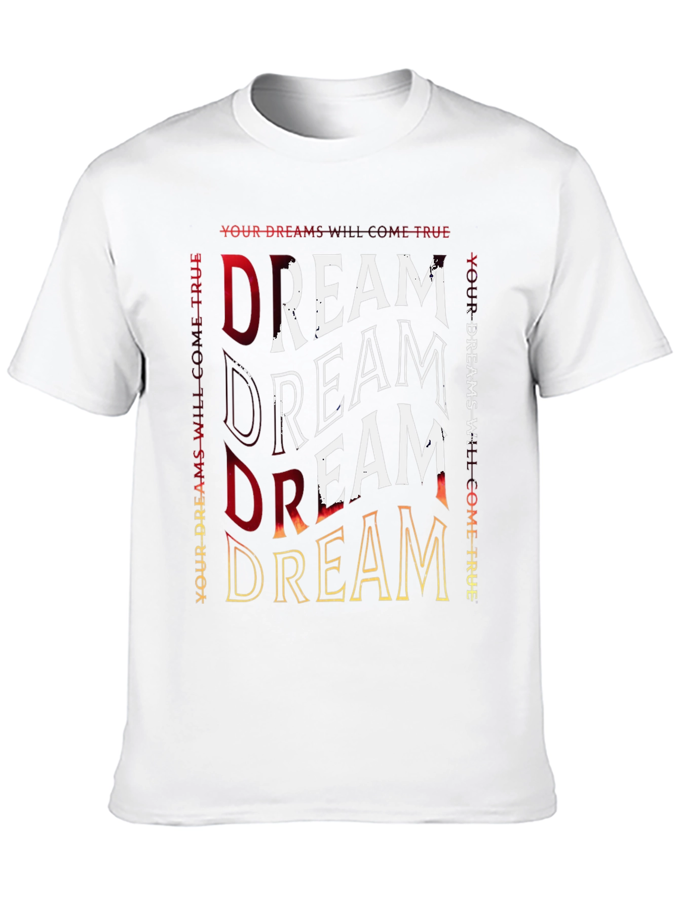 Dream Graphic Print Black T-Shirt