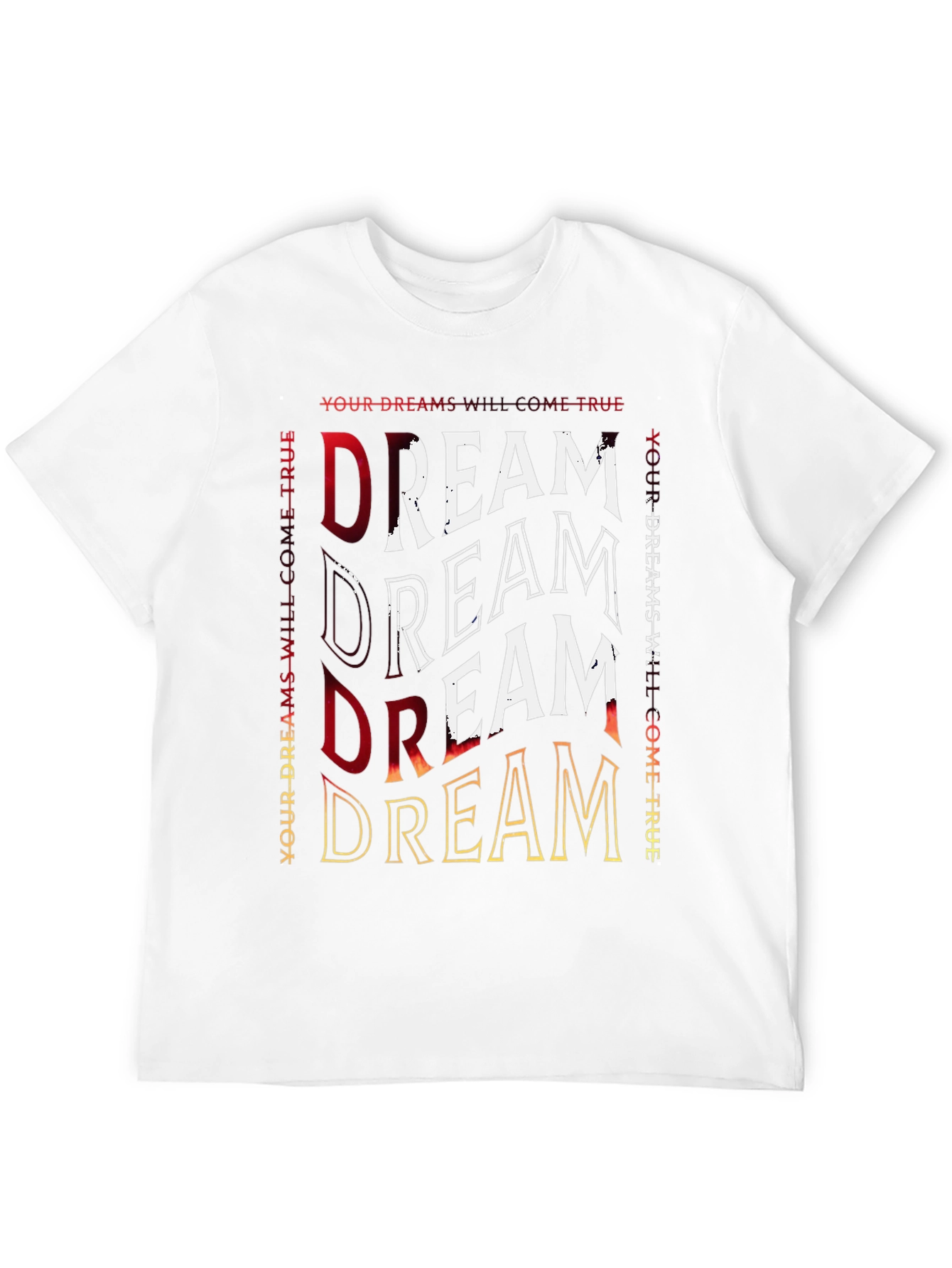 Dream Graphic Print Black T-Shirt