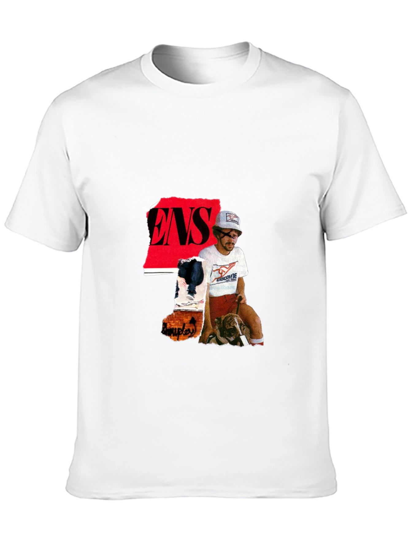 ENS Collage Black T-Shirt