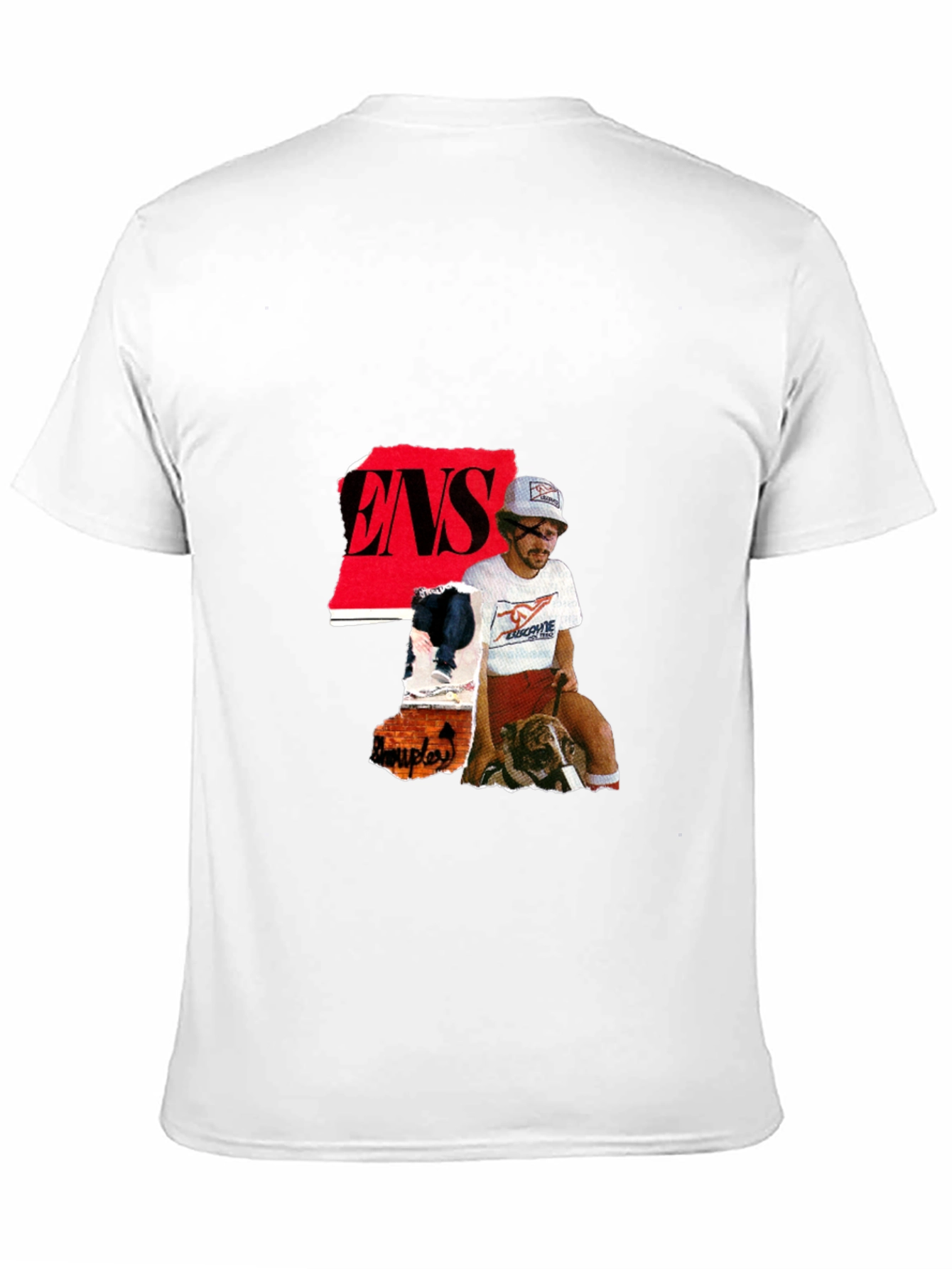 ENS Collage Black T-Shirt