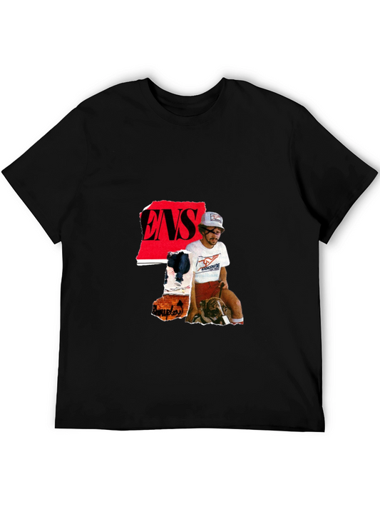ENS Collage Black T-Shirt