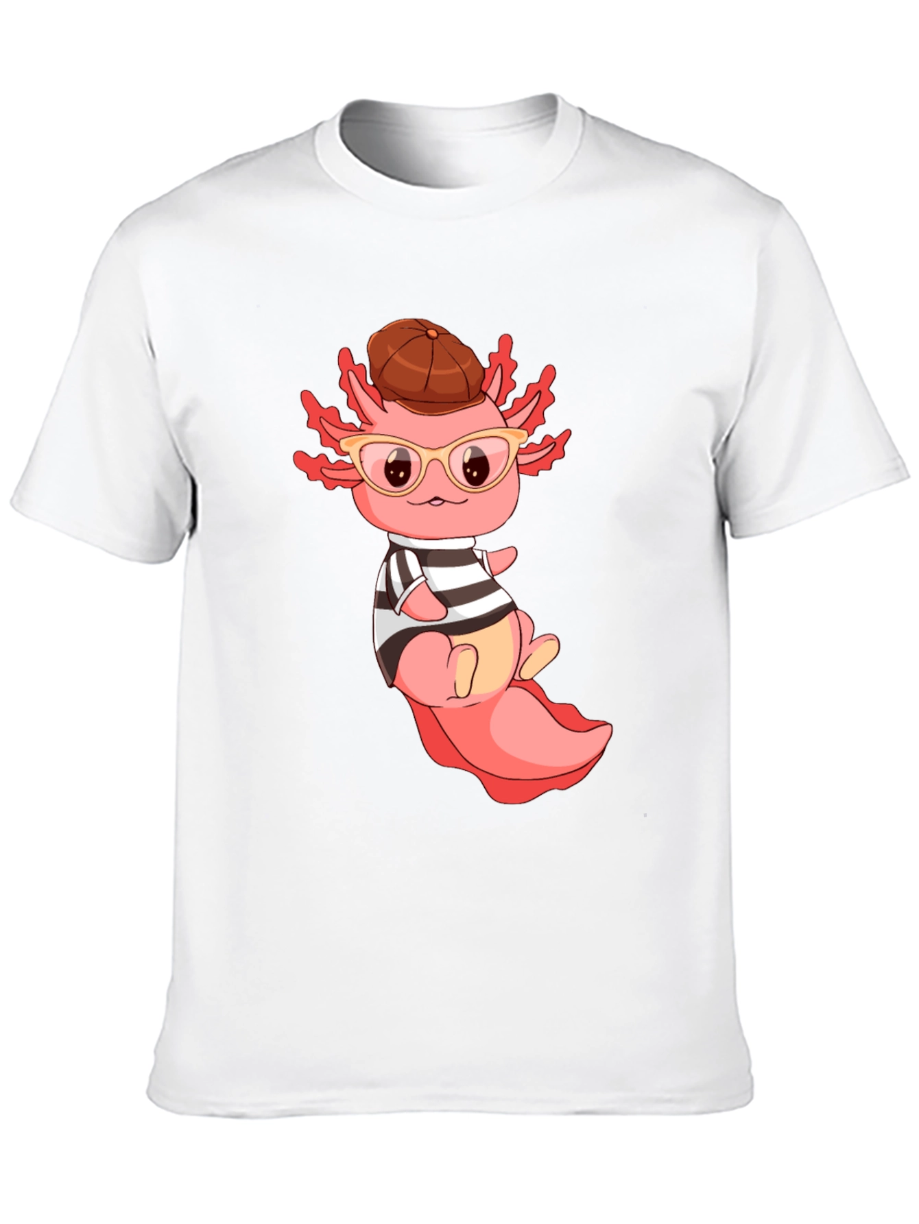 Axolotl Cartoon T-Shirt