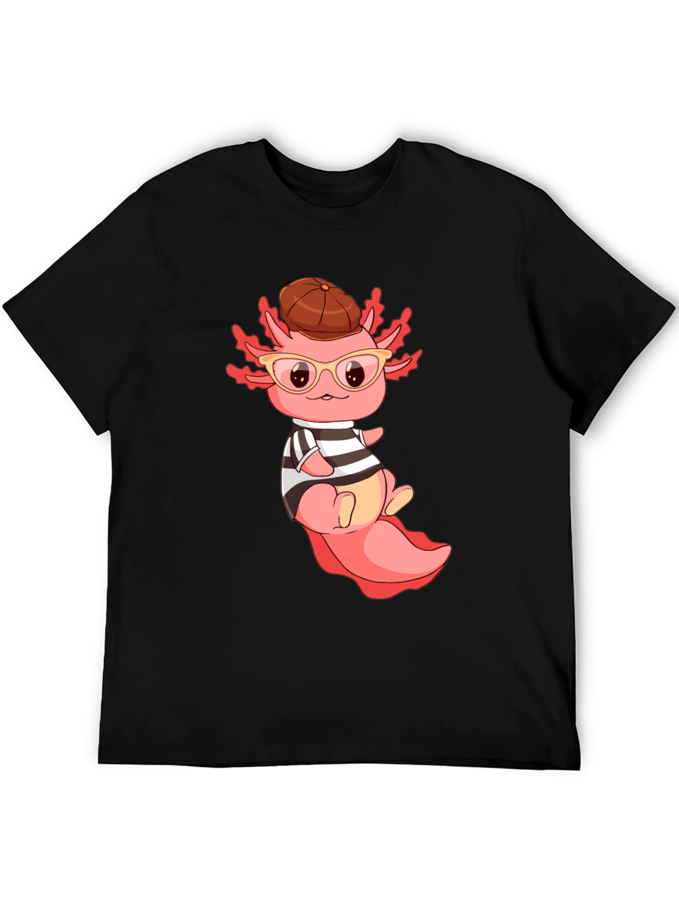Axolotl Cartoon T-Shirt