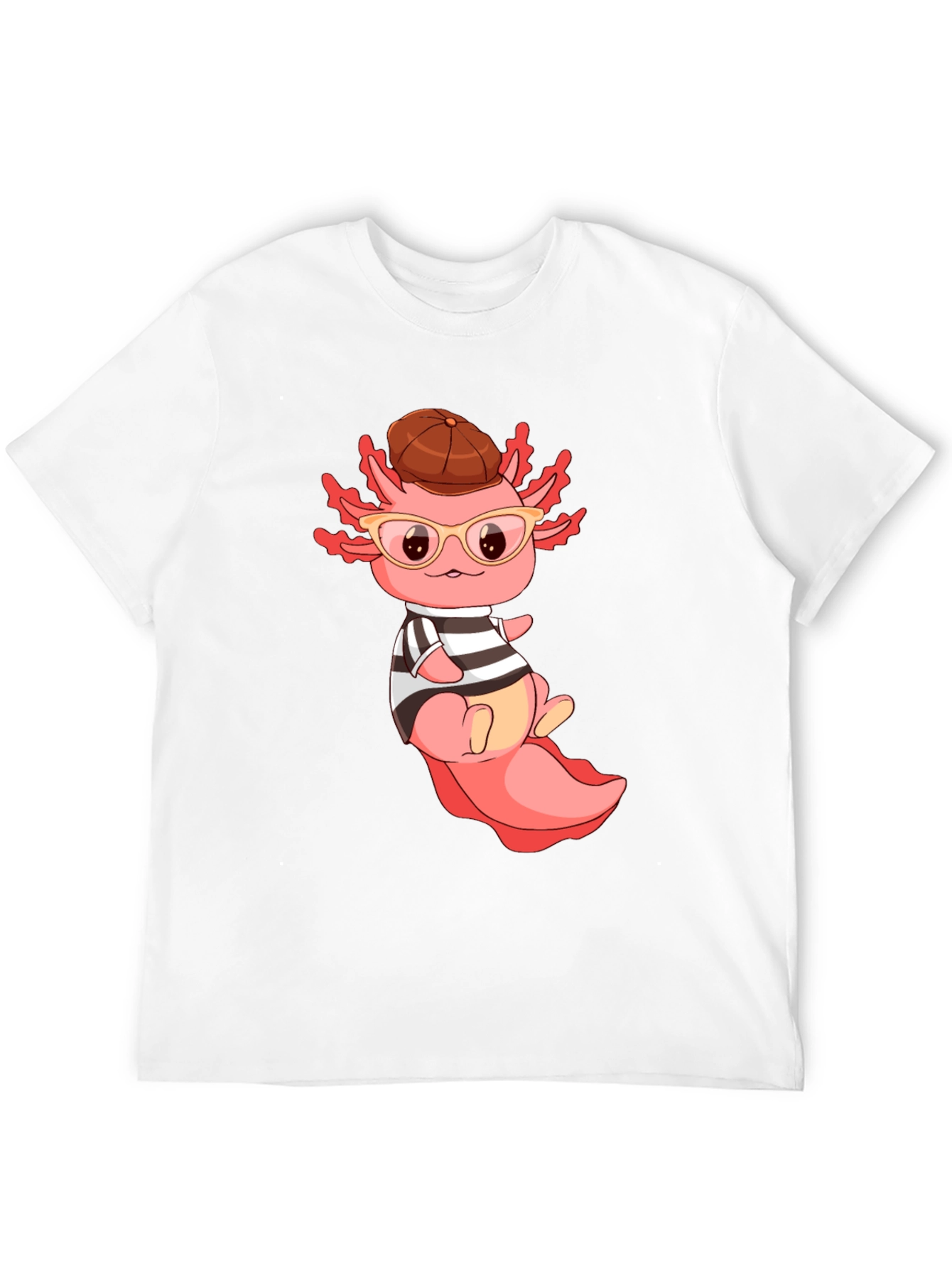 Axolotl Cartoon T-Shirt