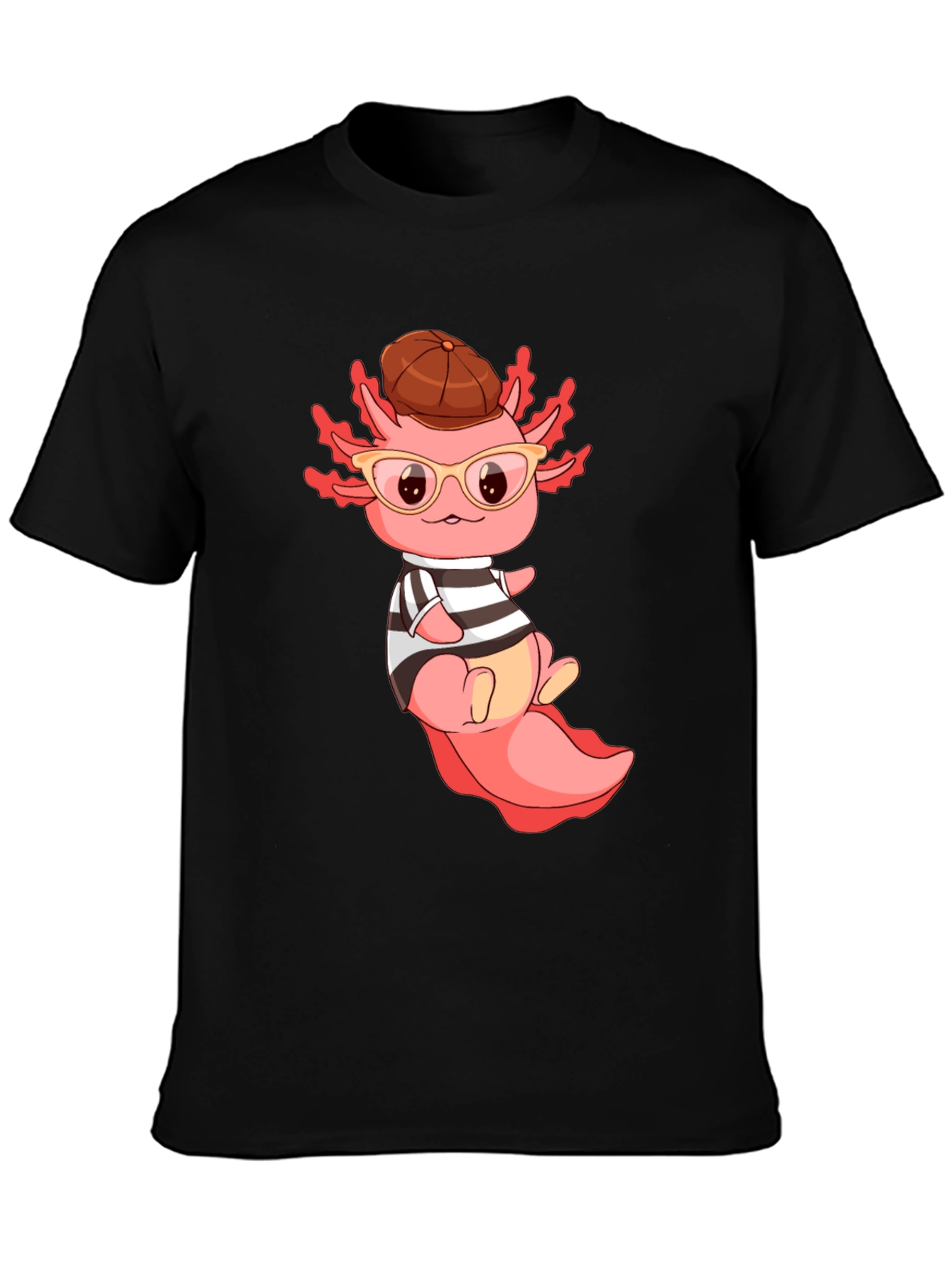 Axolotl Cartoon T-Shirt