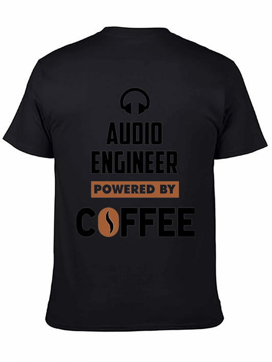 Audio Engineer Powered By Coffee T-Shirt