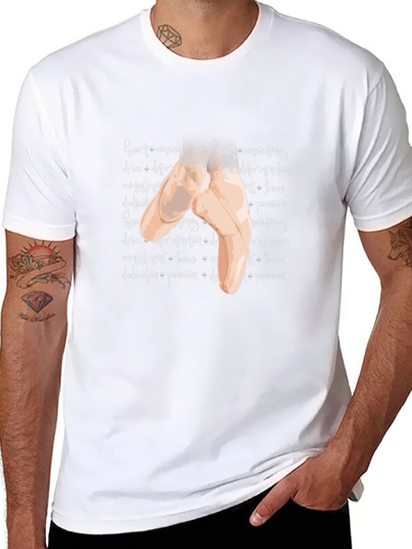 Ballet Pointe Shoes Graphic T-Shirt