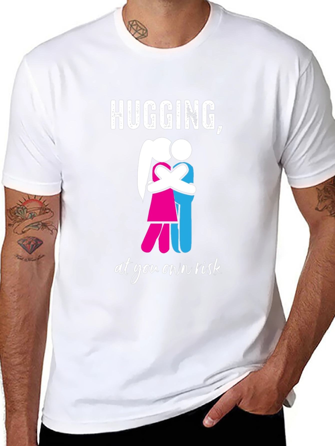 Hugging at Your Own Risk Graphic T-Shirt