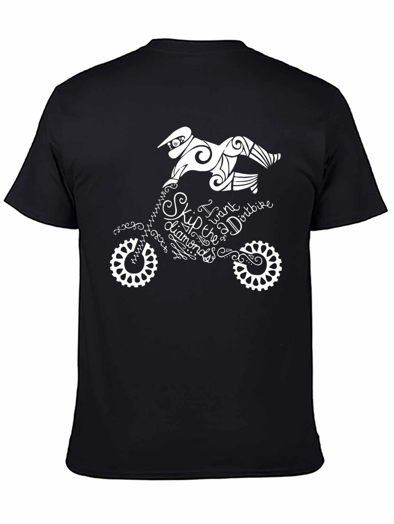 Dirt Bike Graphic Tee - Skip the Diamonds T-Shirt