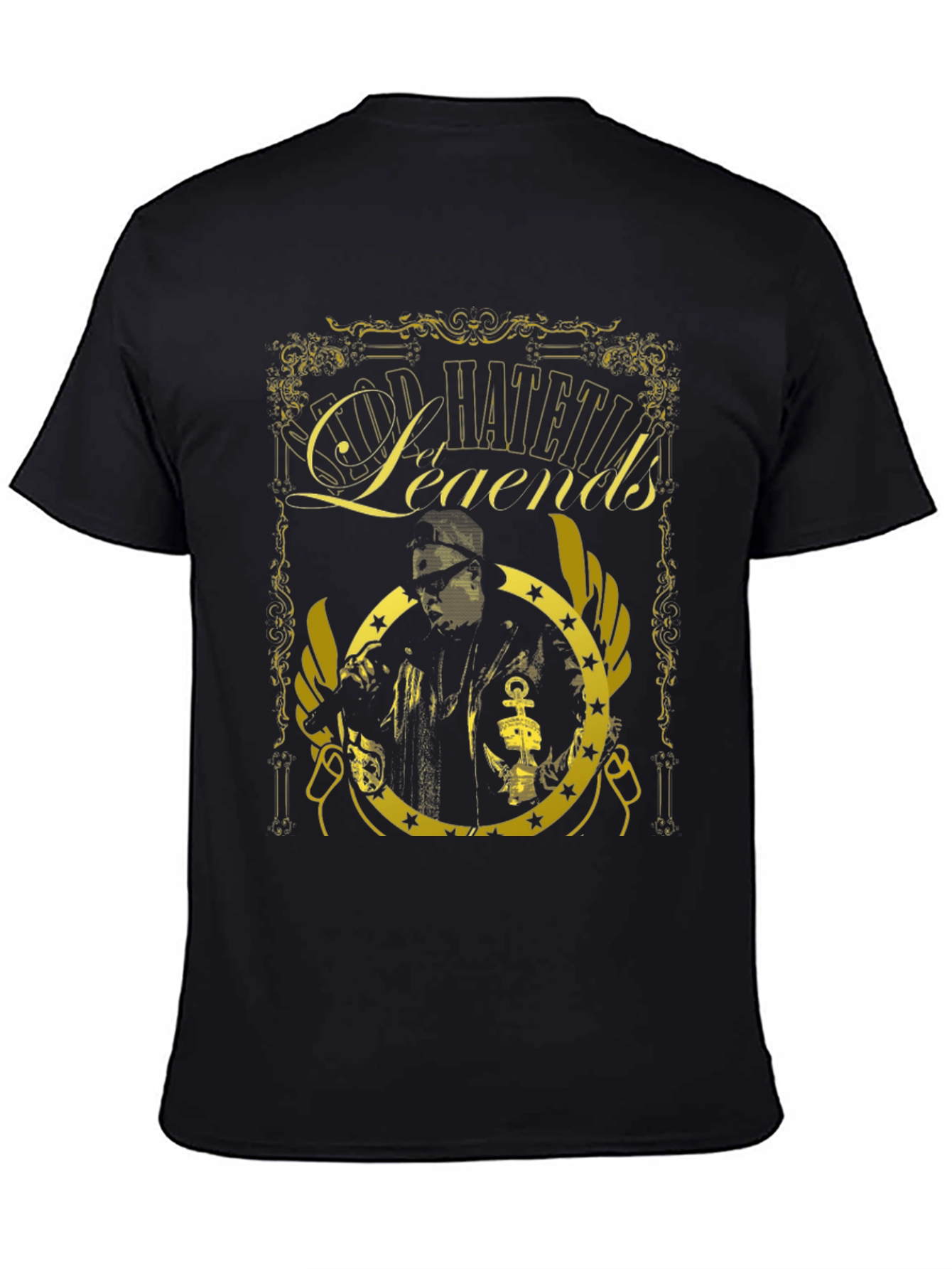 God Hates Till Legends Black T-Shirt