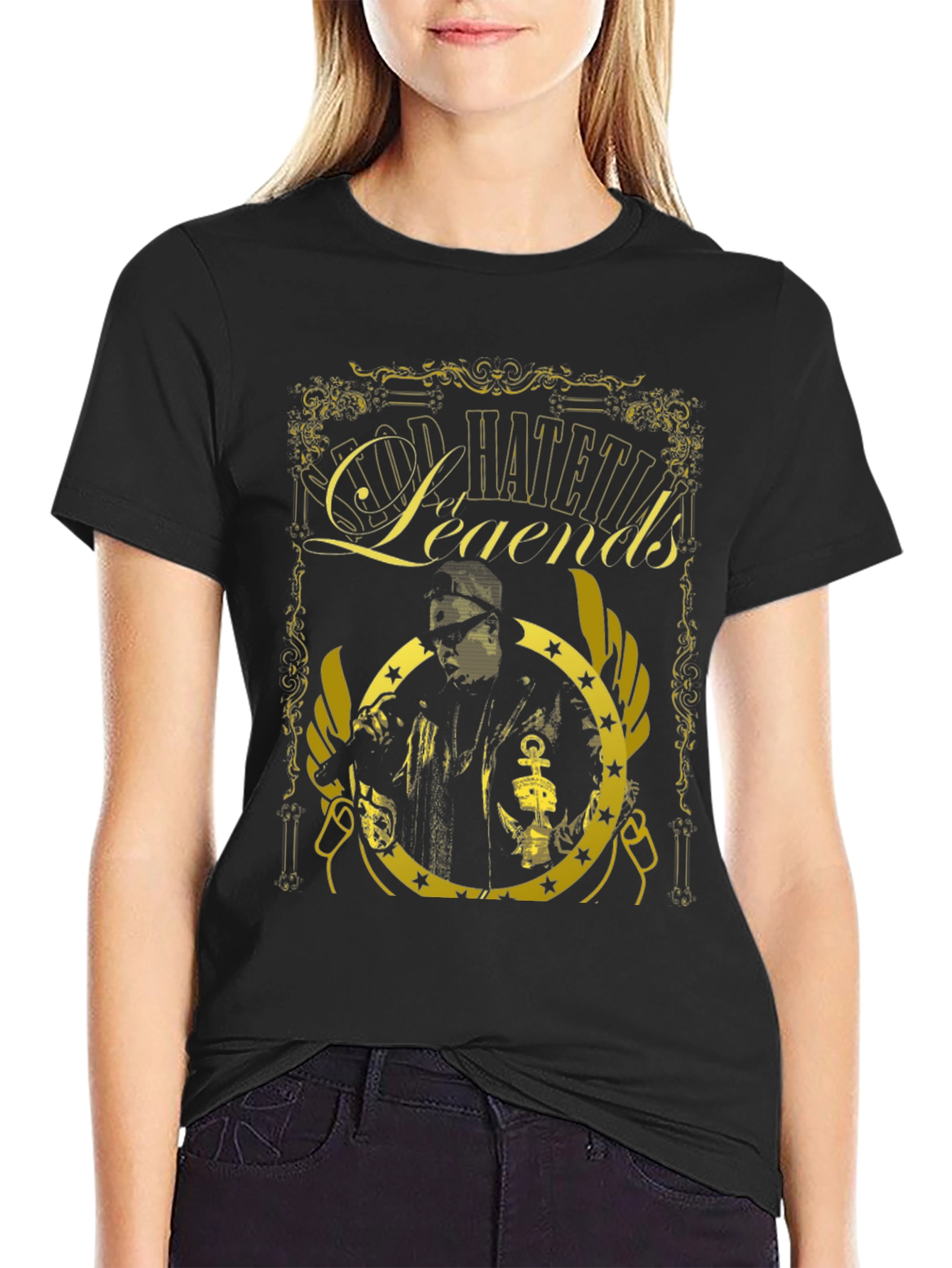 God Hates Till Legends Black T-Shirt