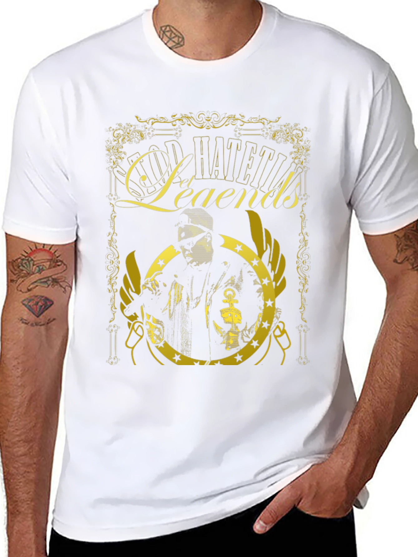 God Hates Till Legends Black T-Shirt