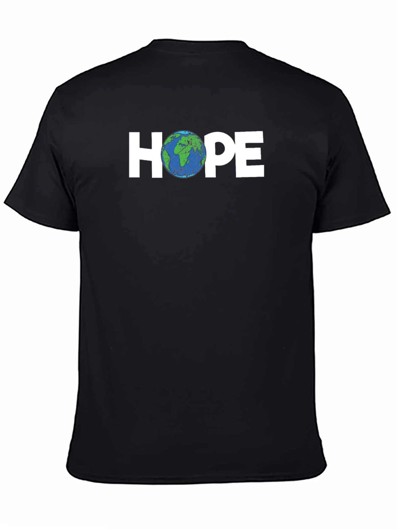 Hope Earth Graphic Tee - Eco-Friendly Planet T-Shirt