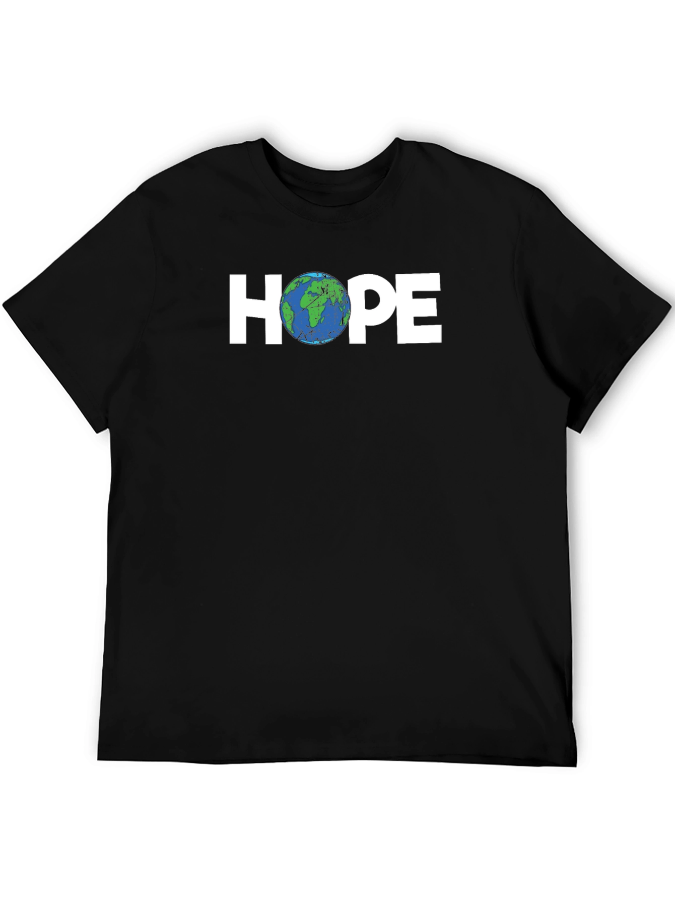 Hope Earth Graphic Tee - Eco-Friendly Planet T-Shirt