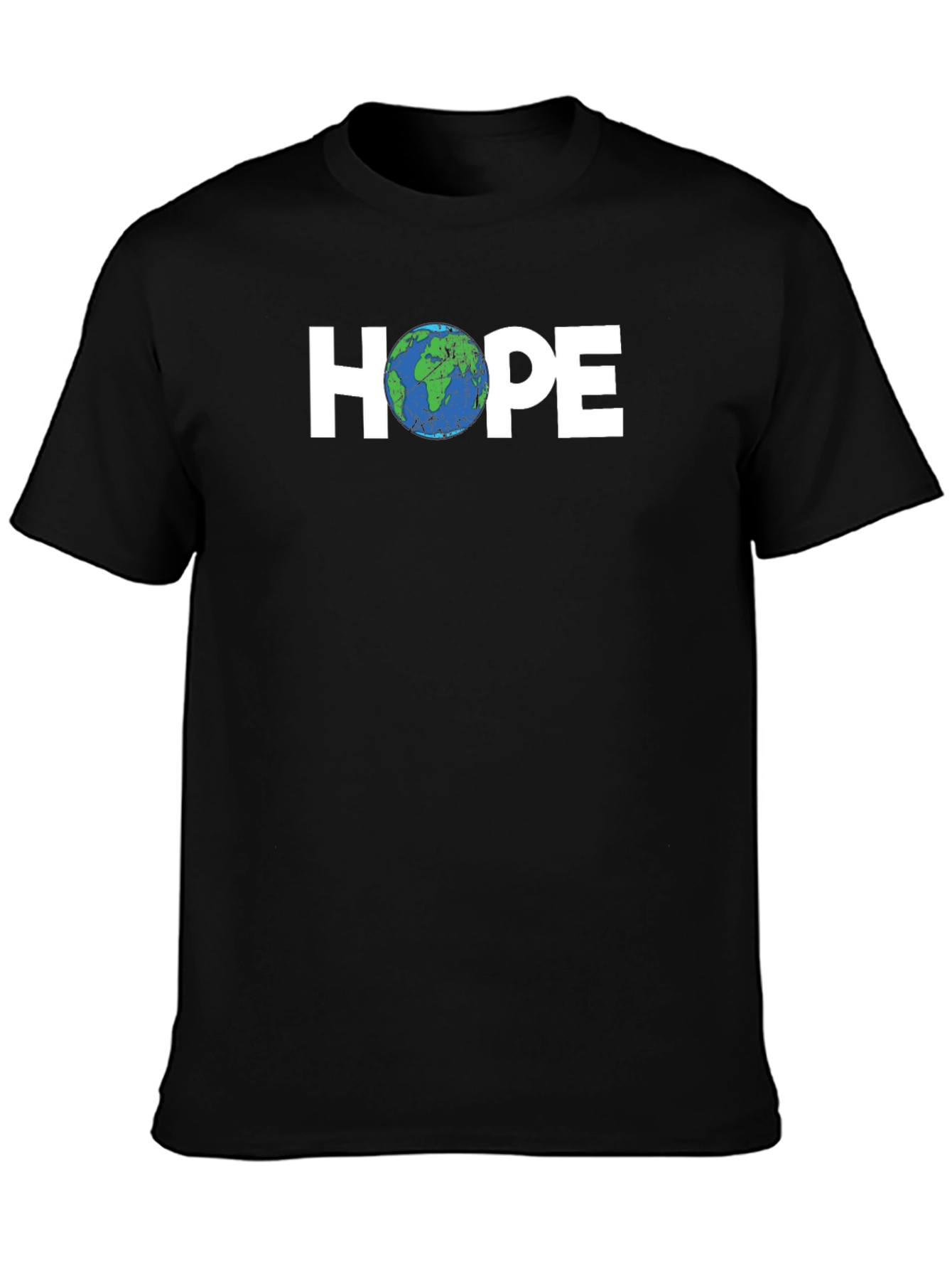Hope Earth Graphic Tee - Eco-Friendly Planet T-Shirt
