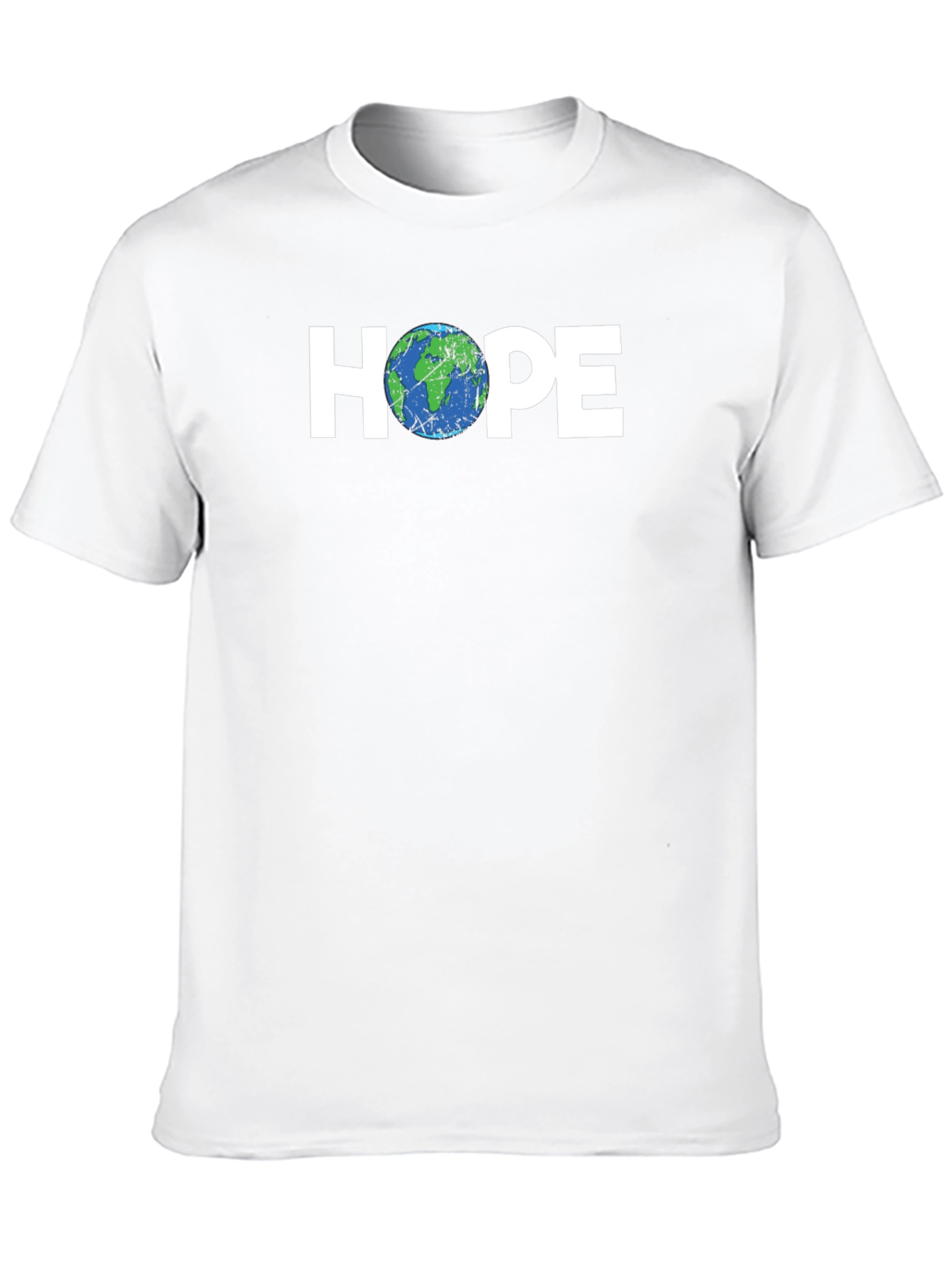 Hope Earth Graphic Tee - Eco-Friendly Planet T-Shirt