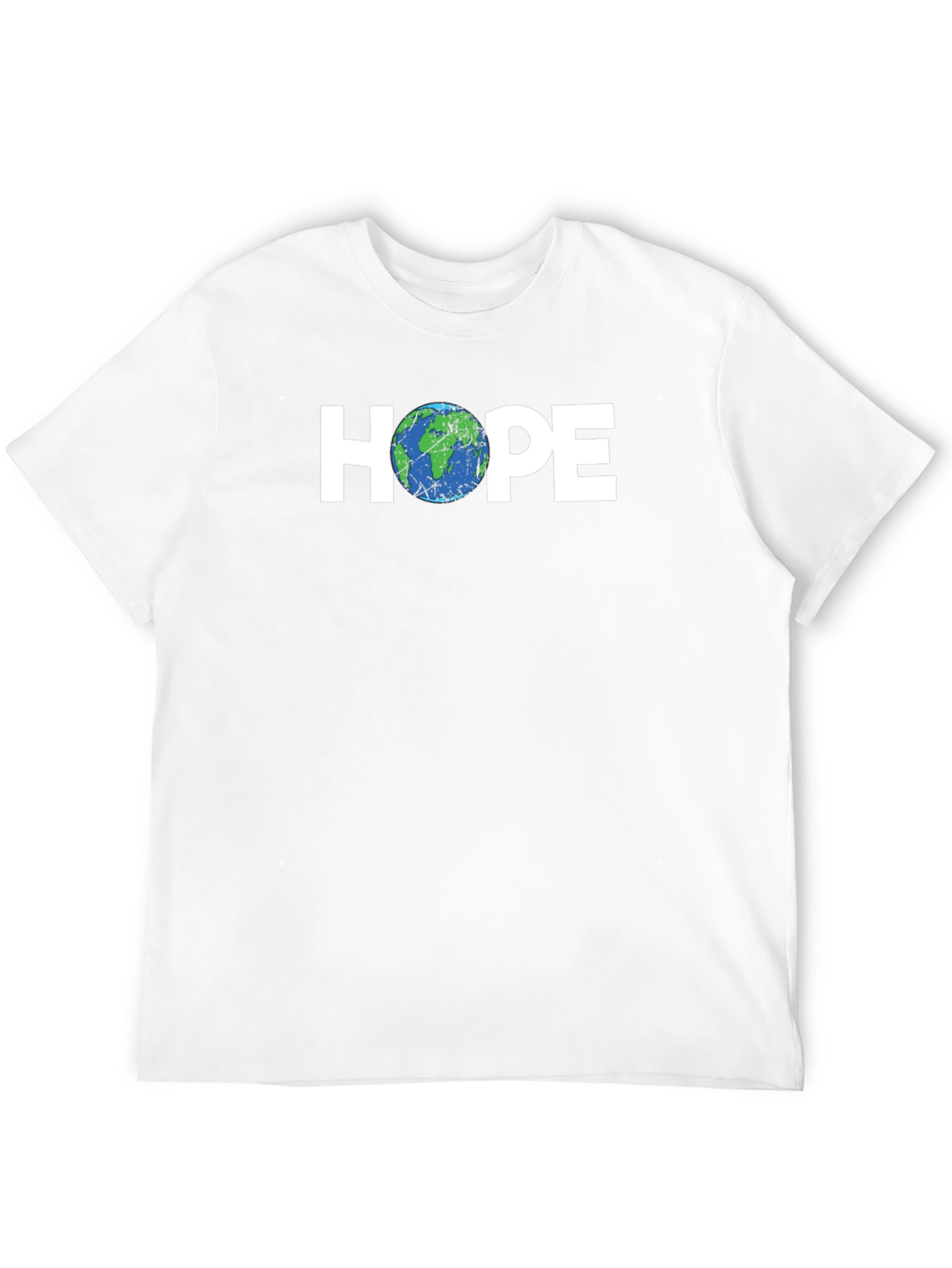 Hope Earth Graphic Tee - Eco-Friendly Planet T-Shirt