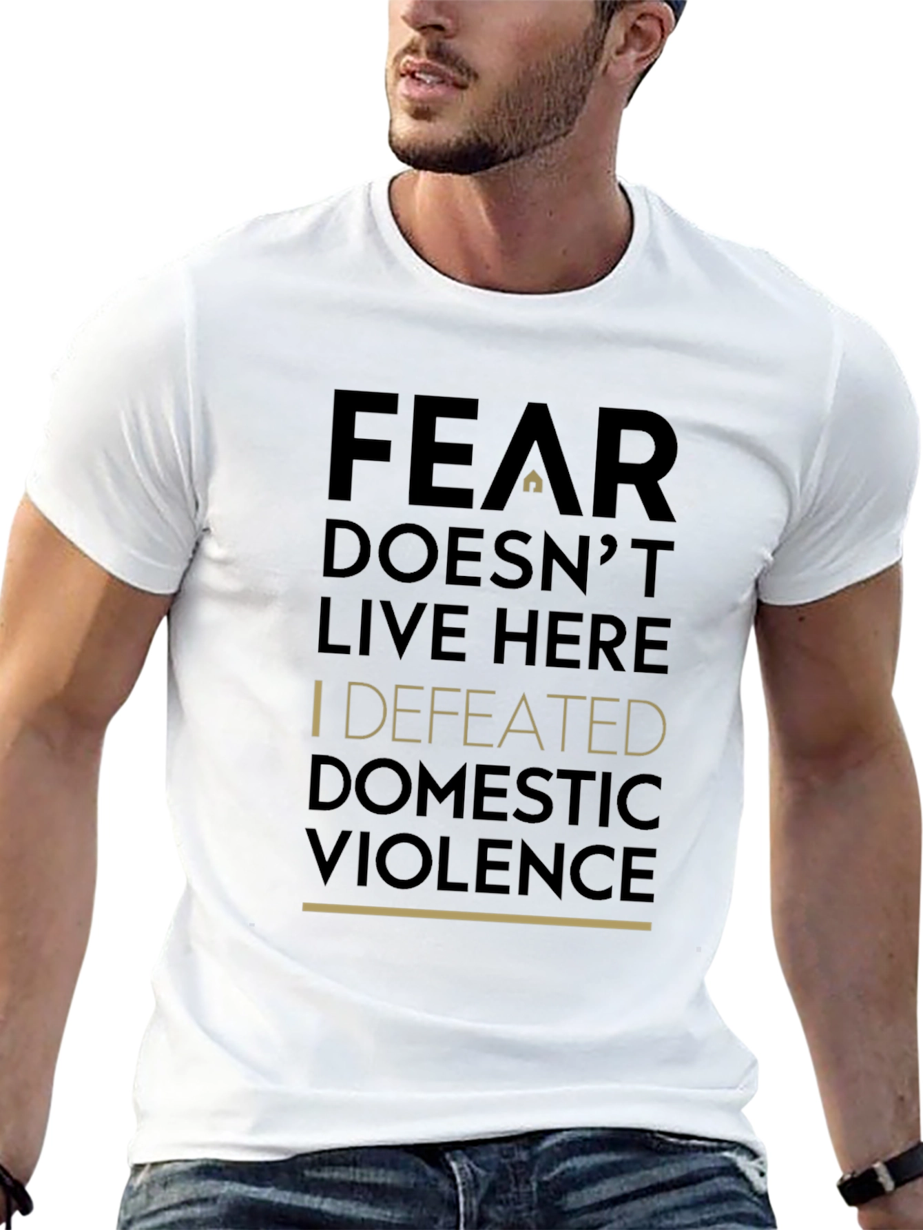 Fear Doesnt Live Here T-Shirt