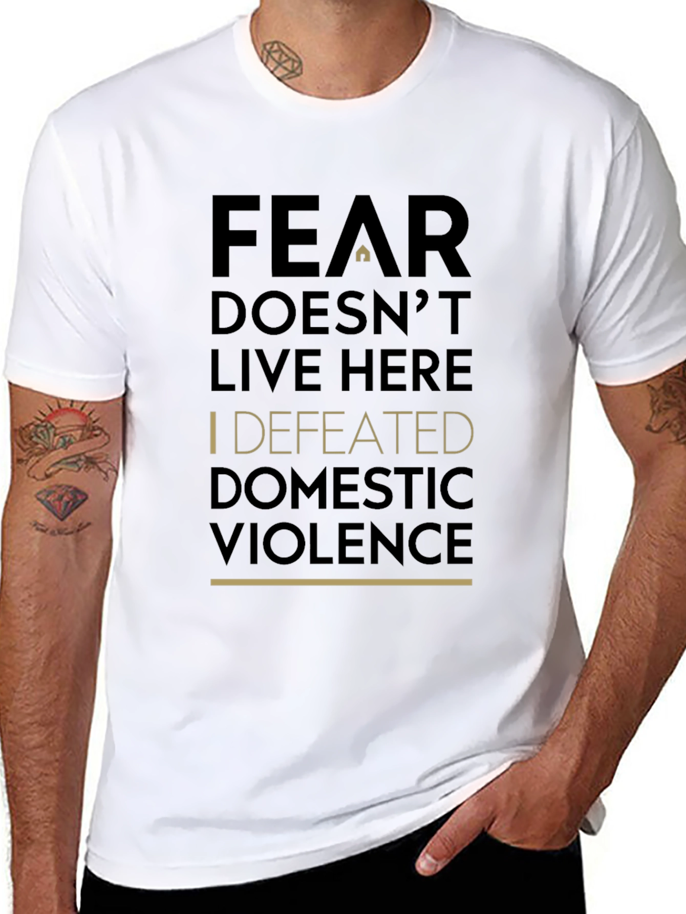 Fear Doesnt Live Here T-Shirt