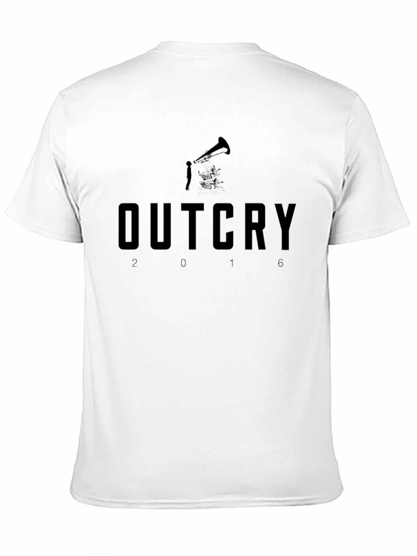 Outcry 2016 Black Graphic Tee