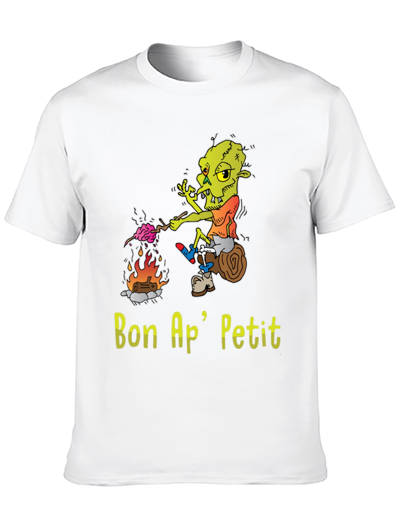 Bon Ap Petit T-Shirt - Funny Cartoon Goblin Design