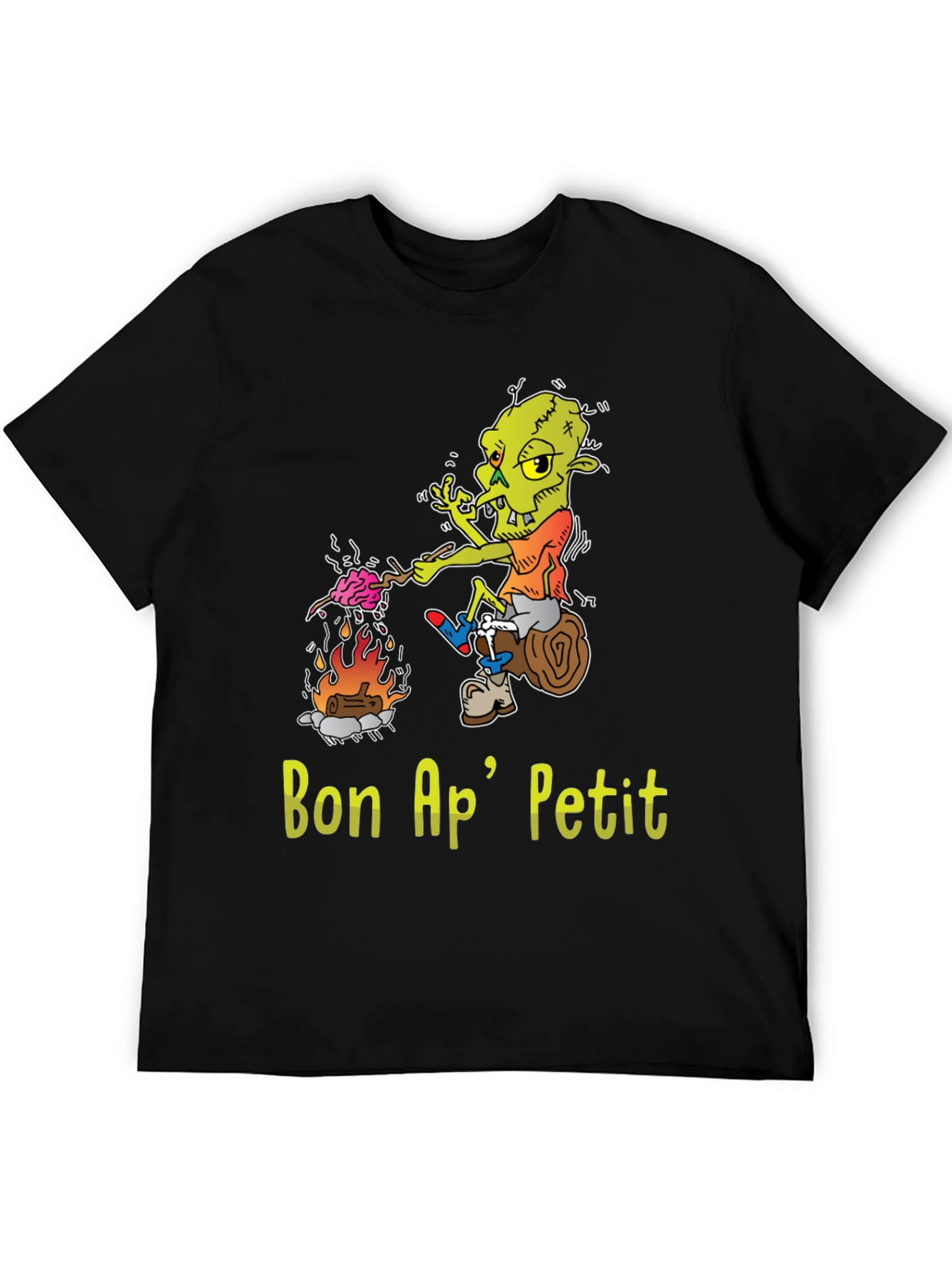 Bon Ap Petit T-Shirt - Funny Cartoon Goblin Design