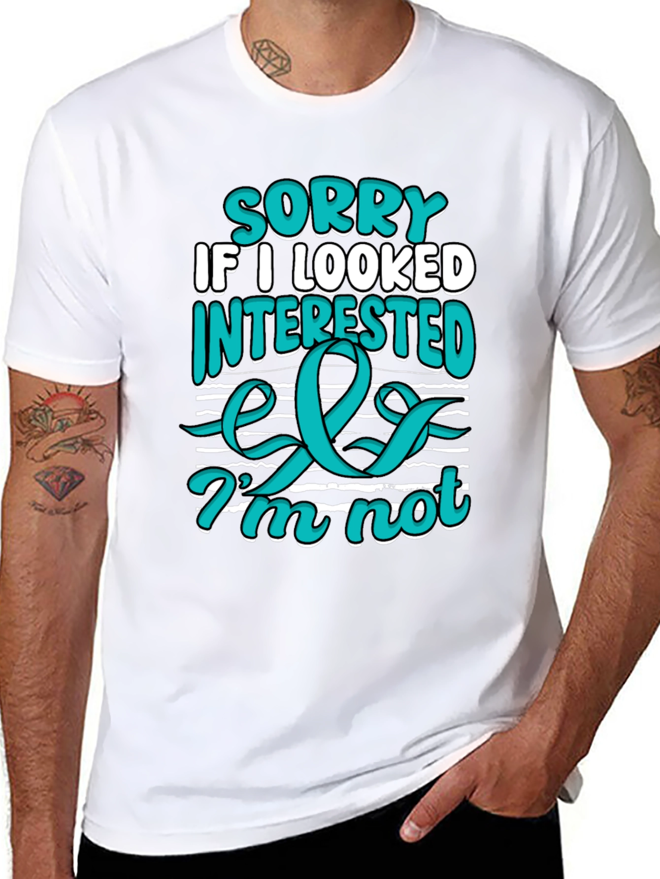 Sorry If I Looked Interested Funny T-Shirt