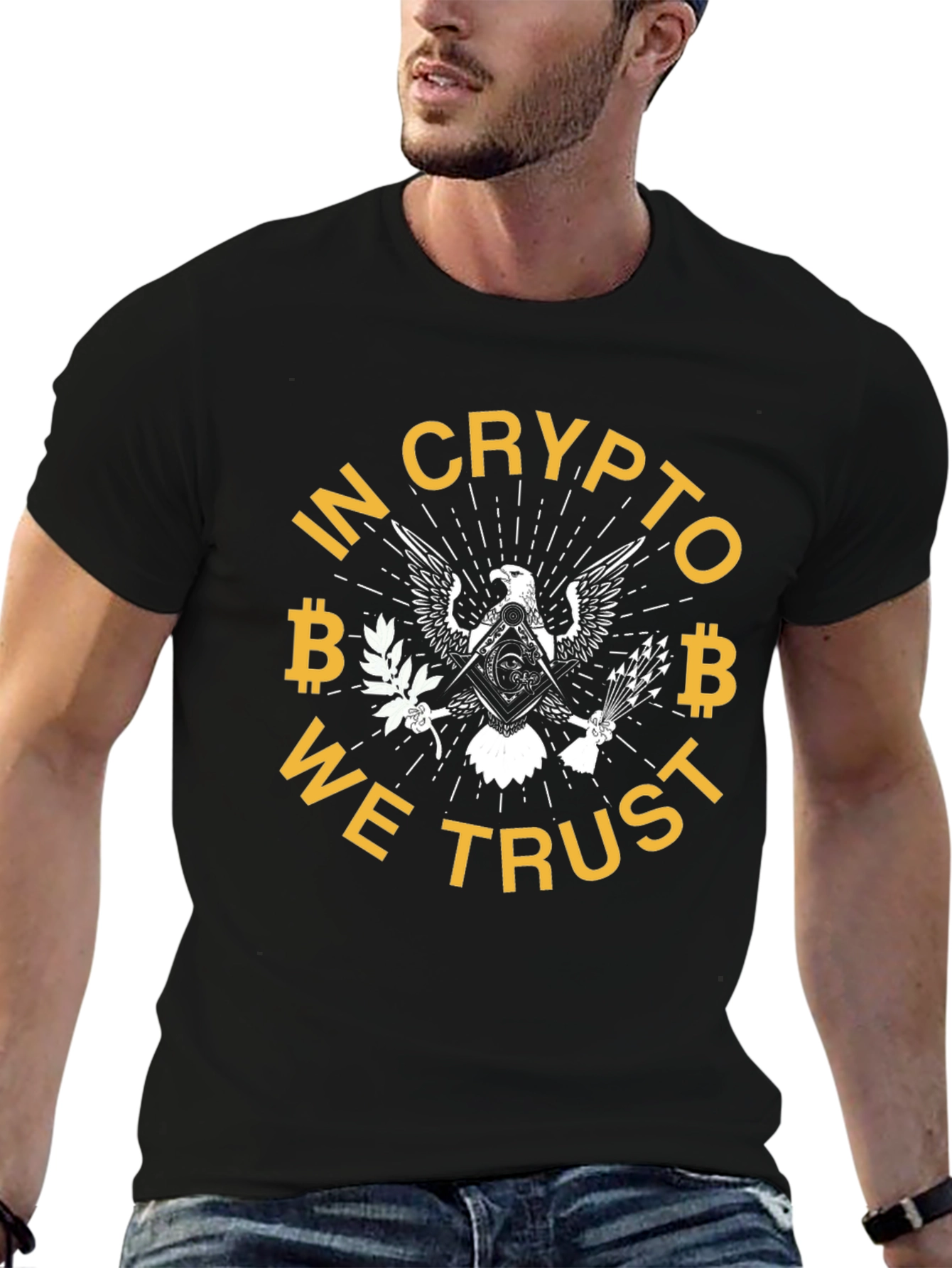 In Crypto We Trust Graphic Tee