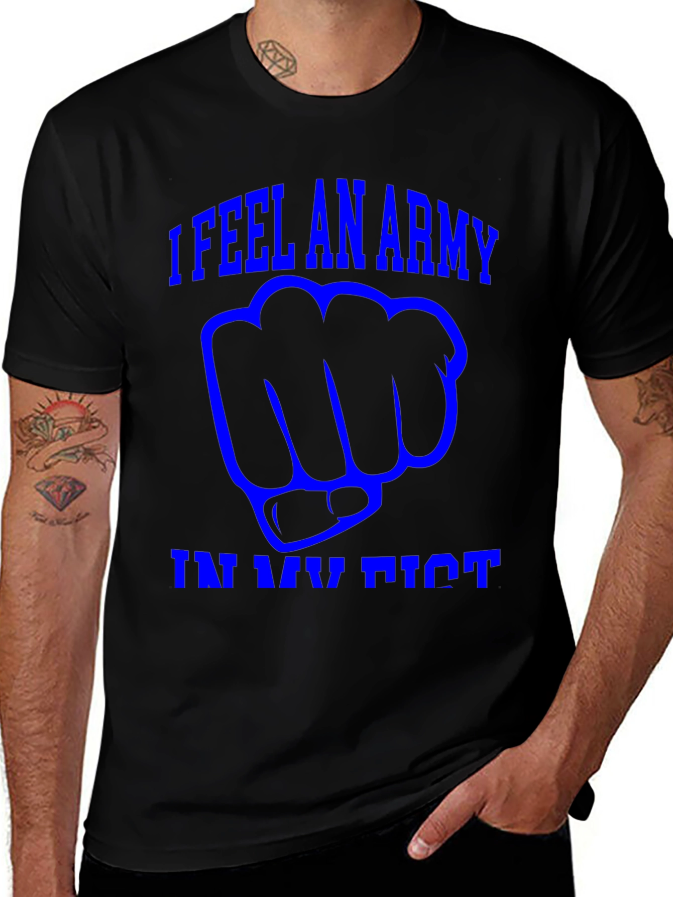 I Feel An Army in My Fist Graphic T-Shirt