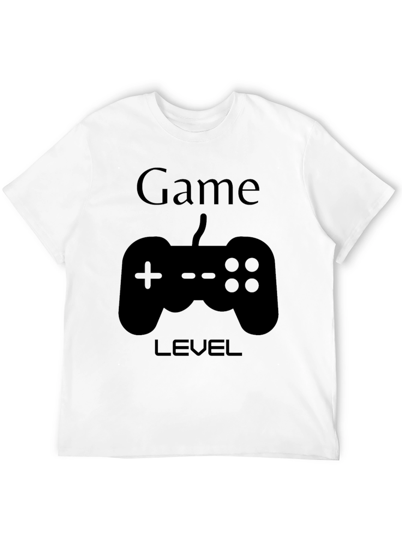 Game Level Black Graphic T-Shirt