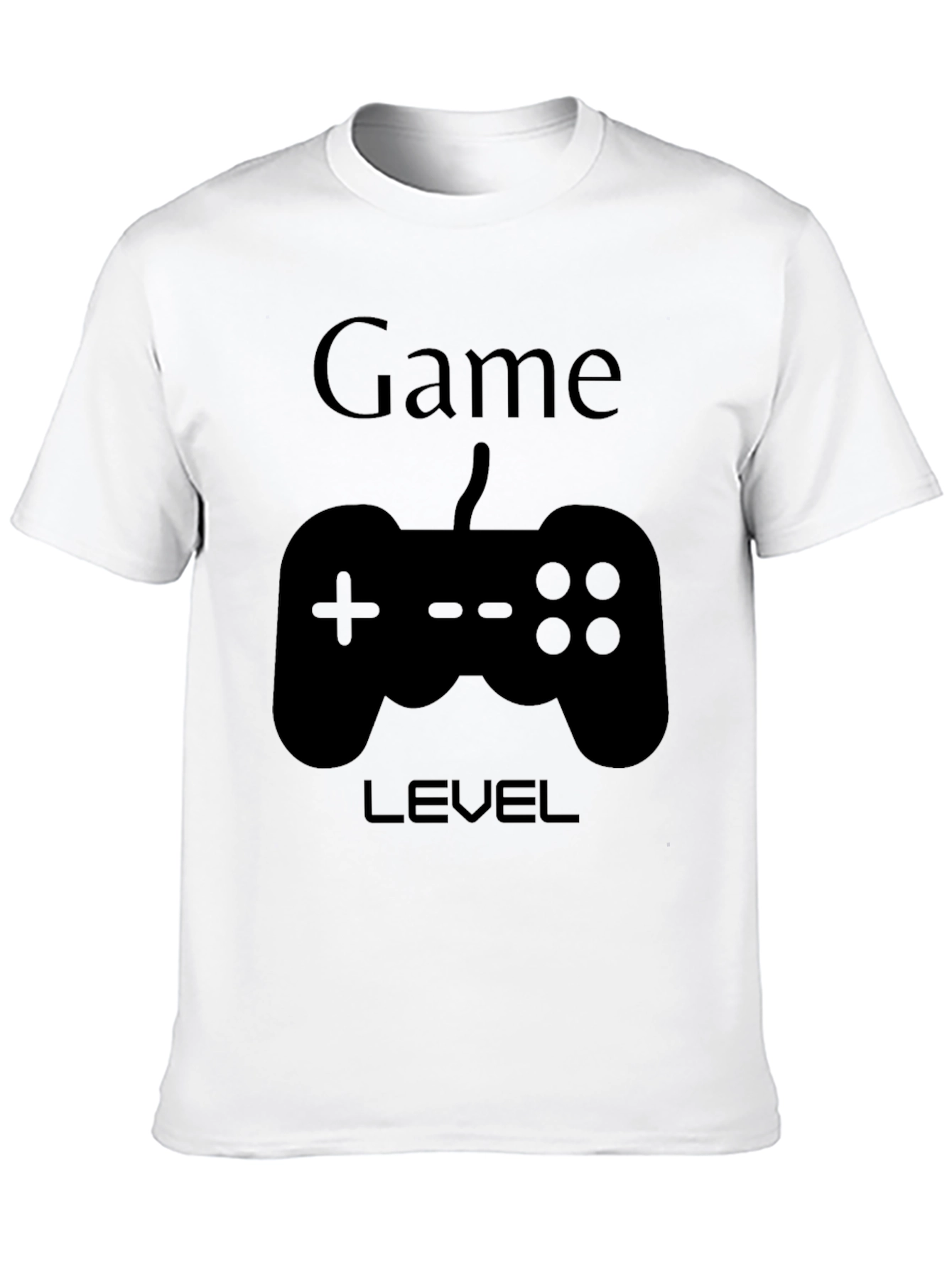 Game Level Black Graphic T-Shirt