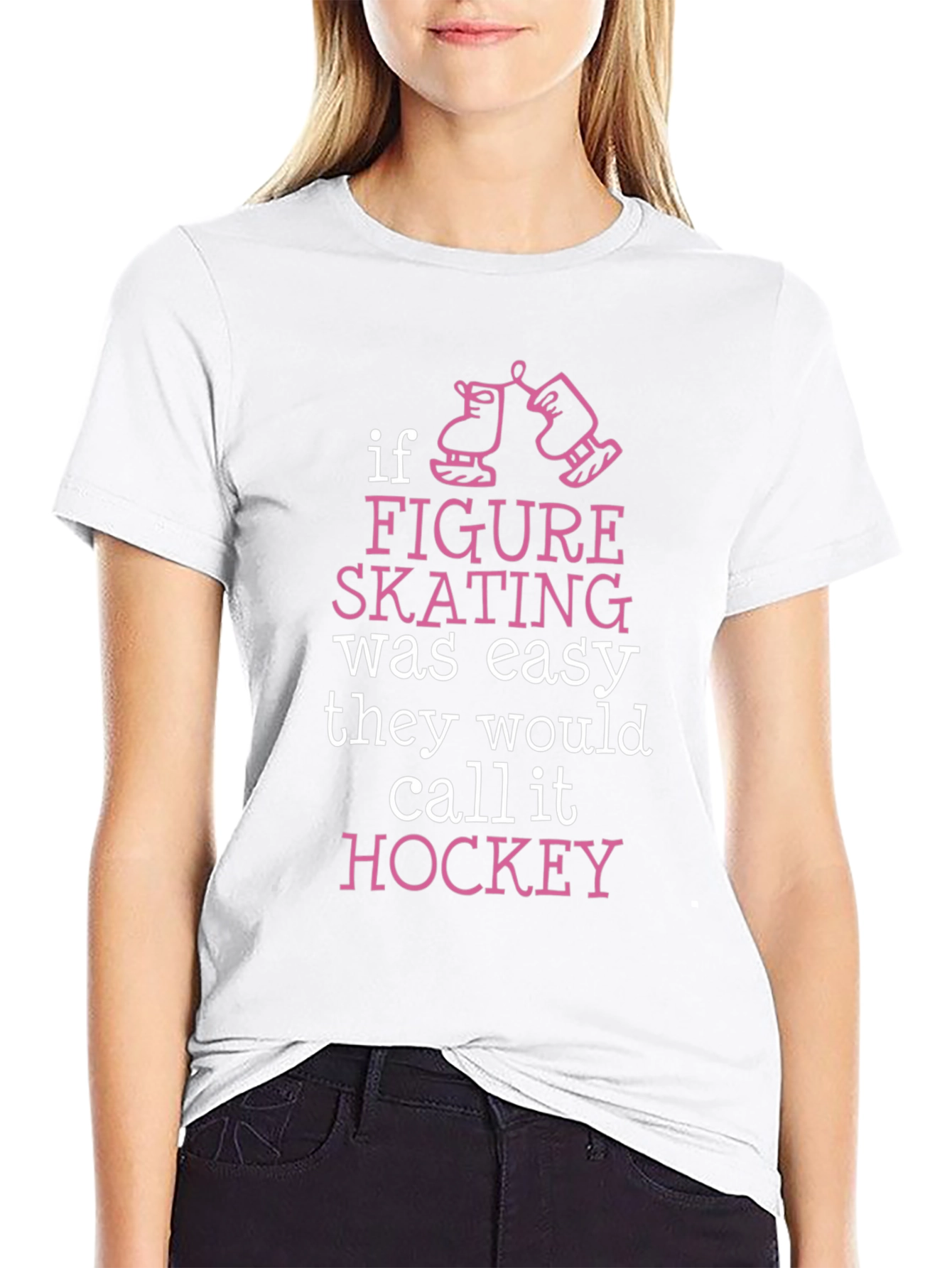 Figure Skating vs. Hockey T-Shirt
