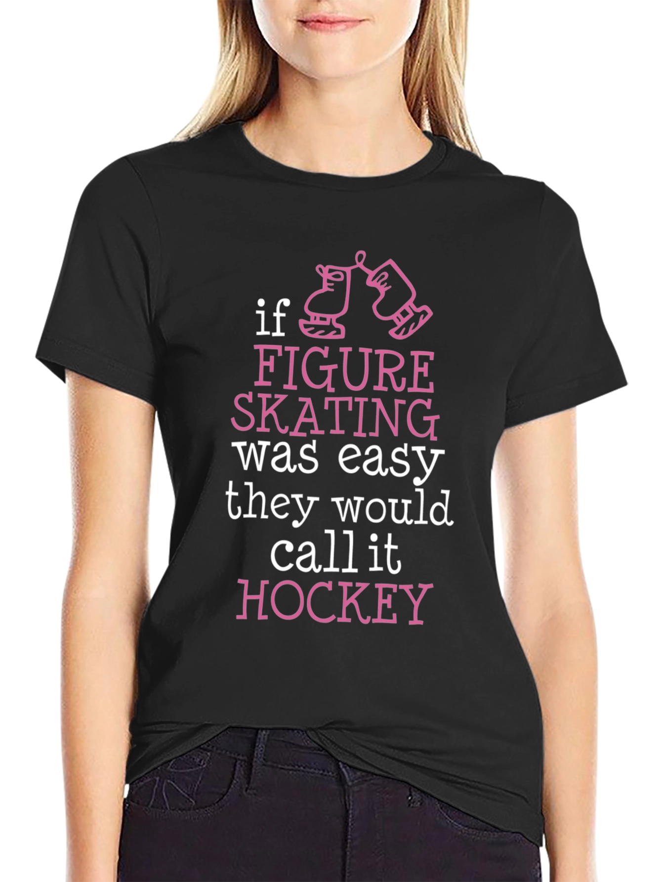 Figure Skating vs. Hockey T-Shirt