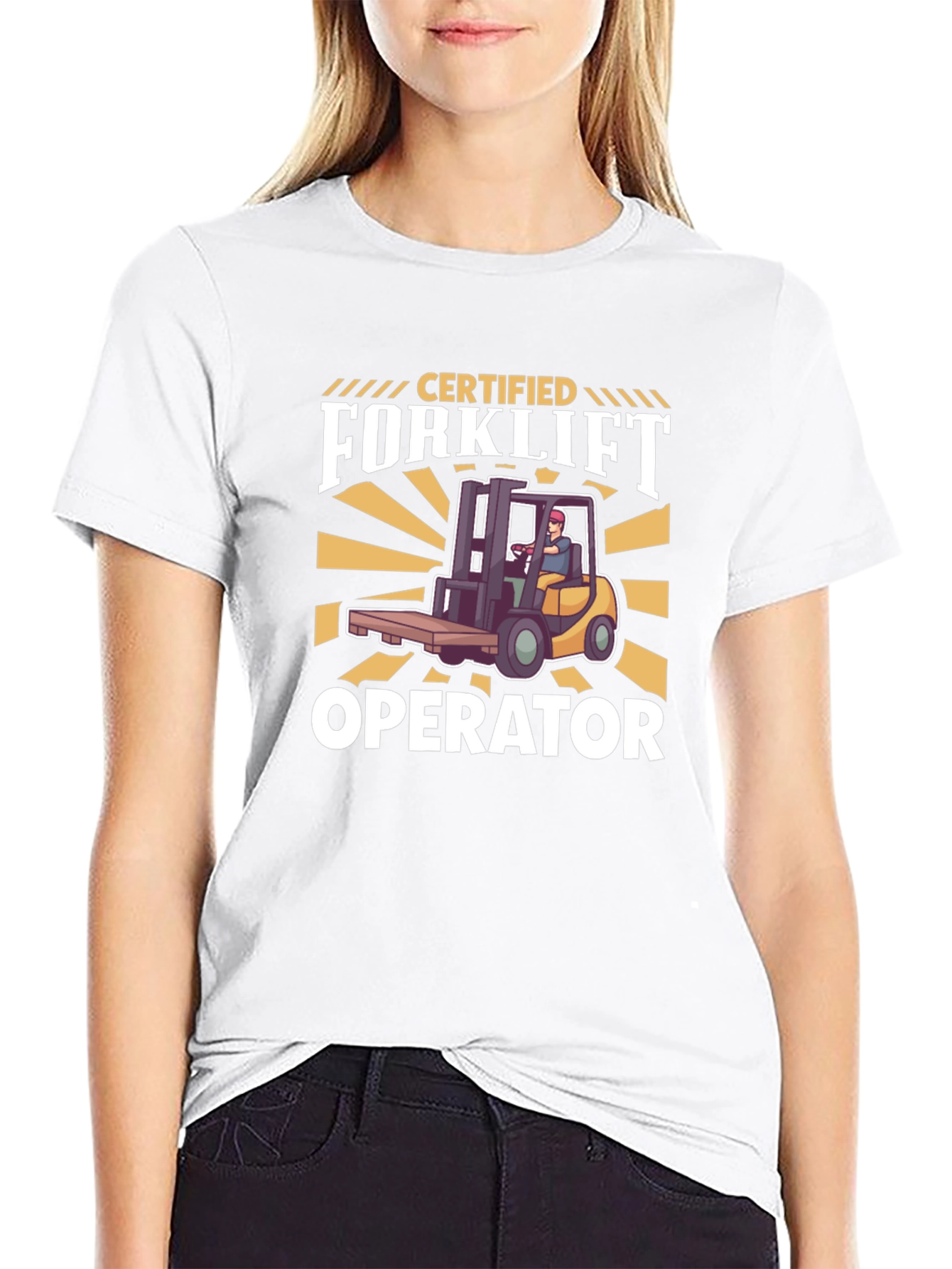 Certified Forklift Operator Graphic T-Shirt