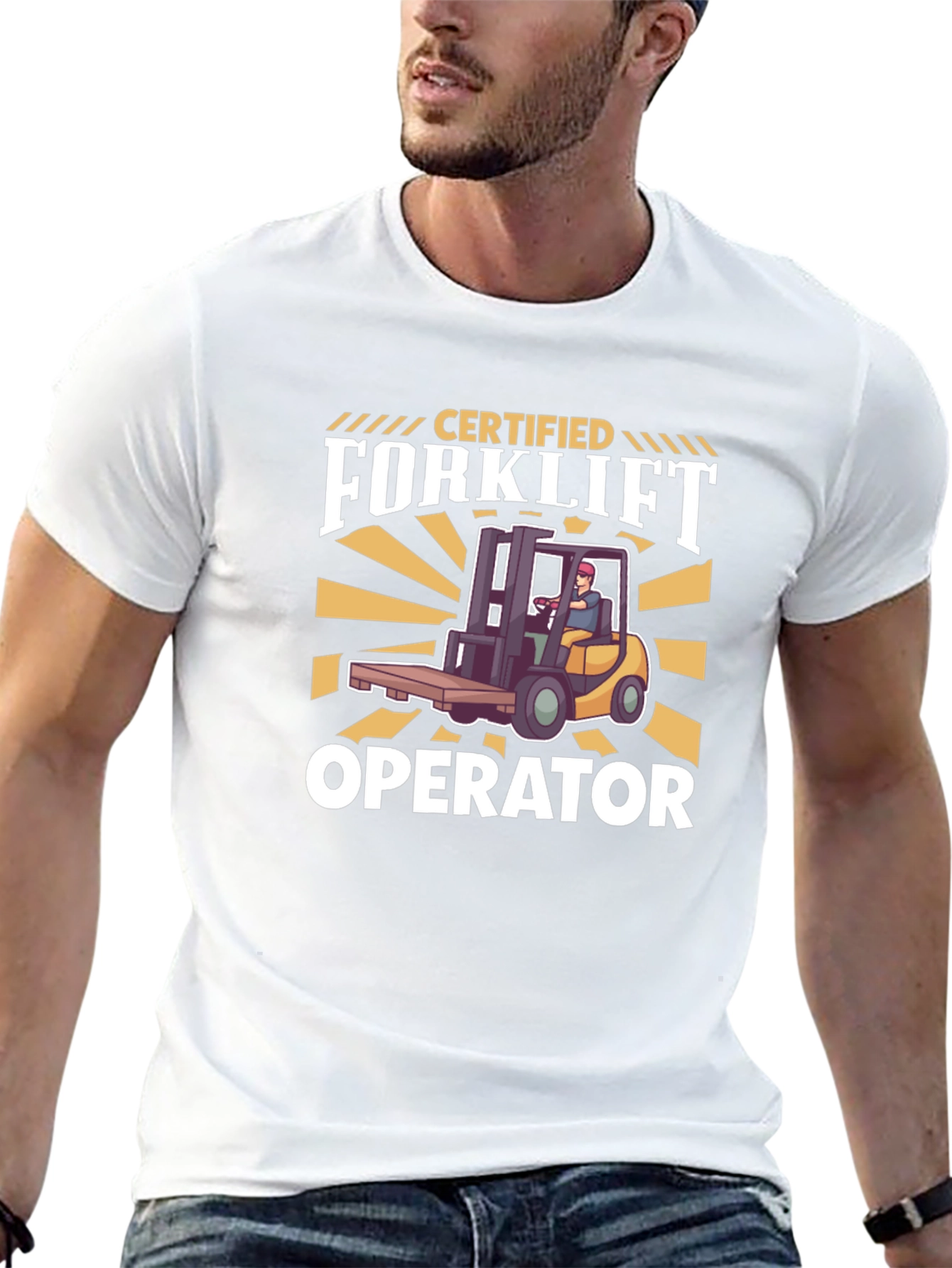 Certified Forklift Operator Graphic T-Shirt