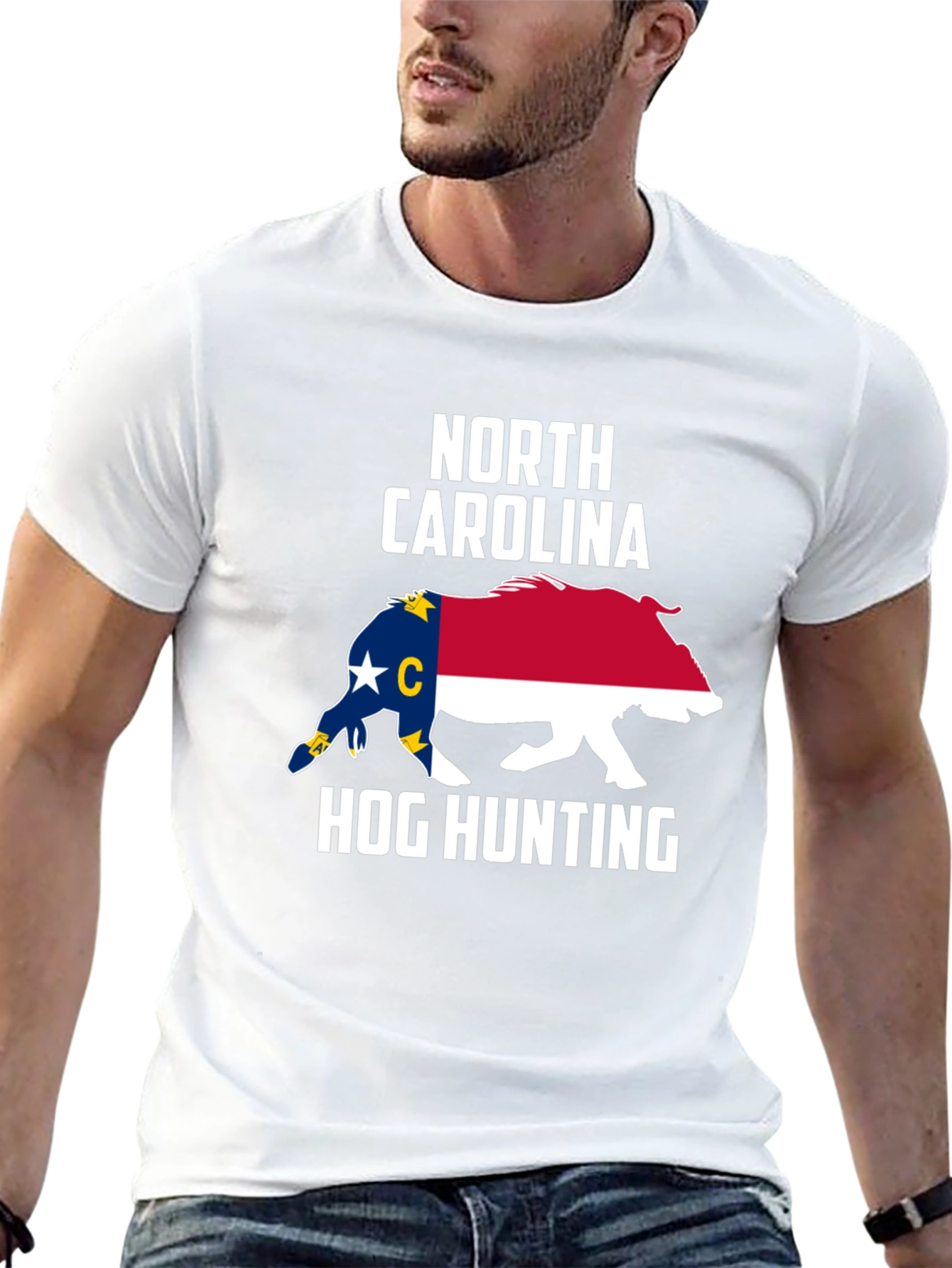 North Carolina Hog Hunting T-Shirt