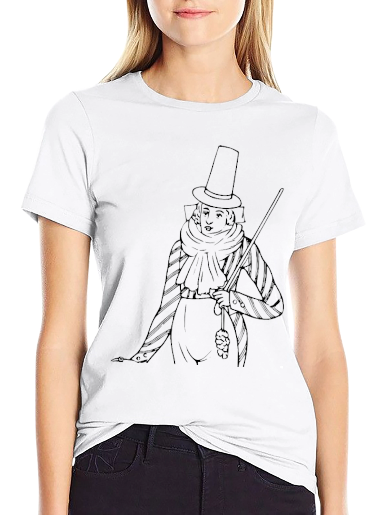 Top Hat Gentleman Graphic T-Shirt