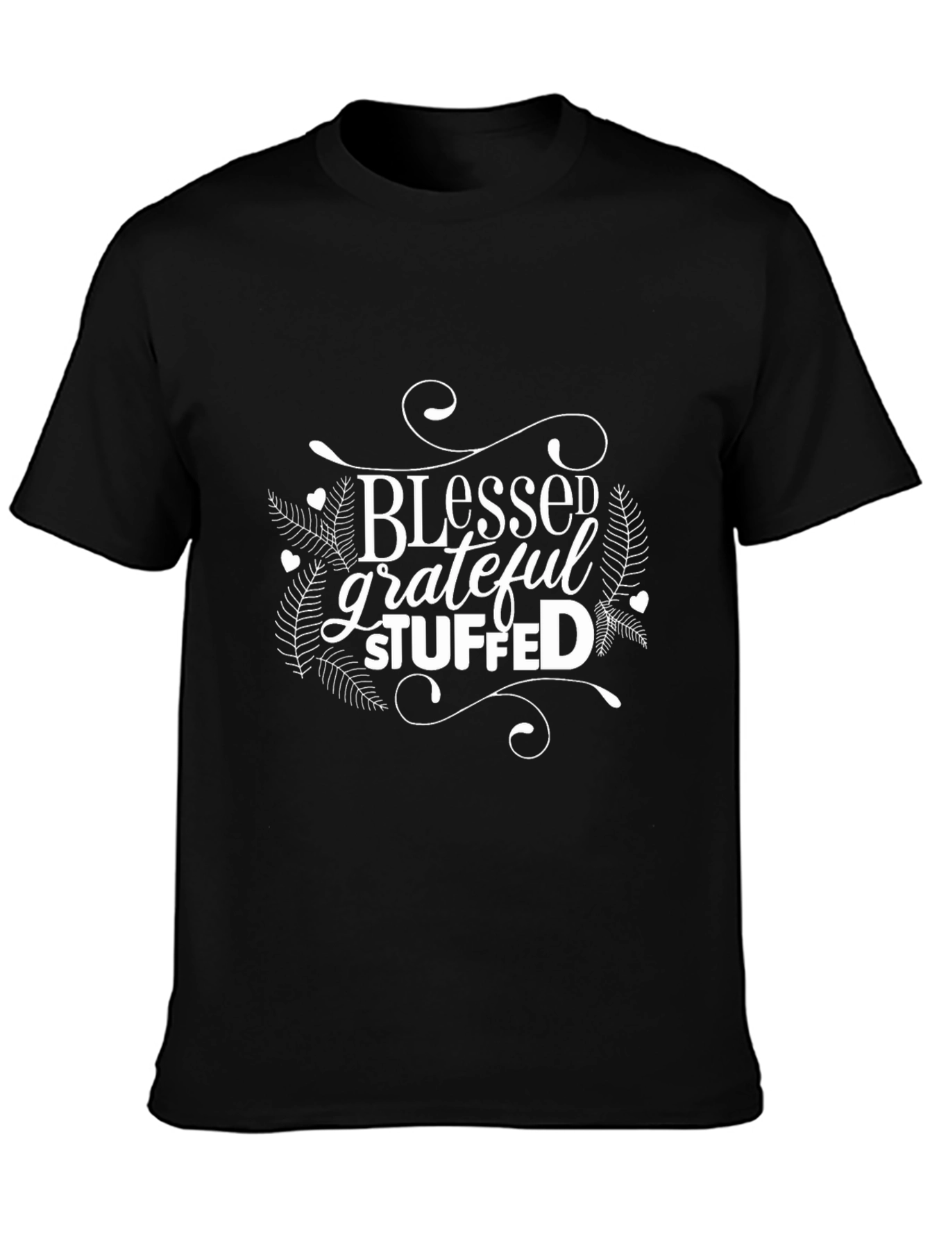 Blessed Grateful Stuffed Thanksgiving T-Shirt
