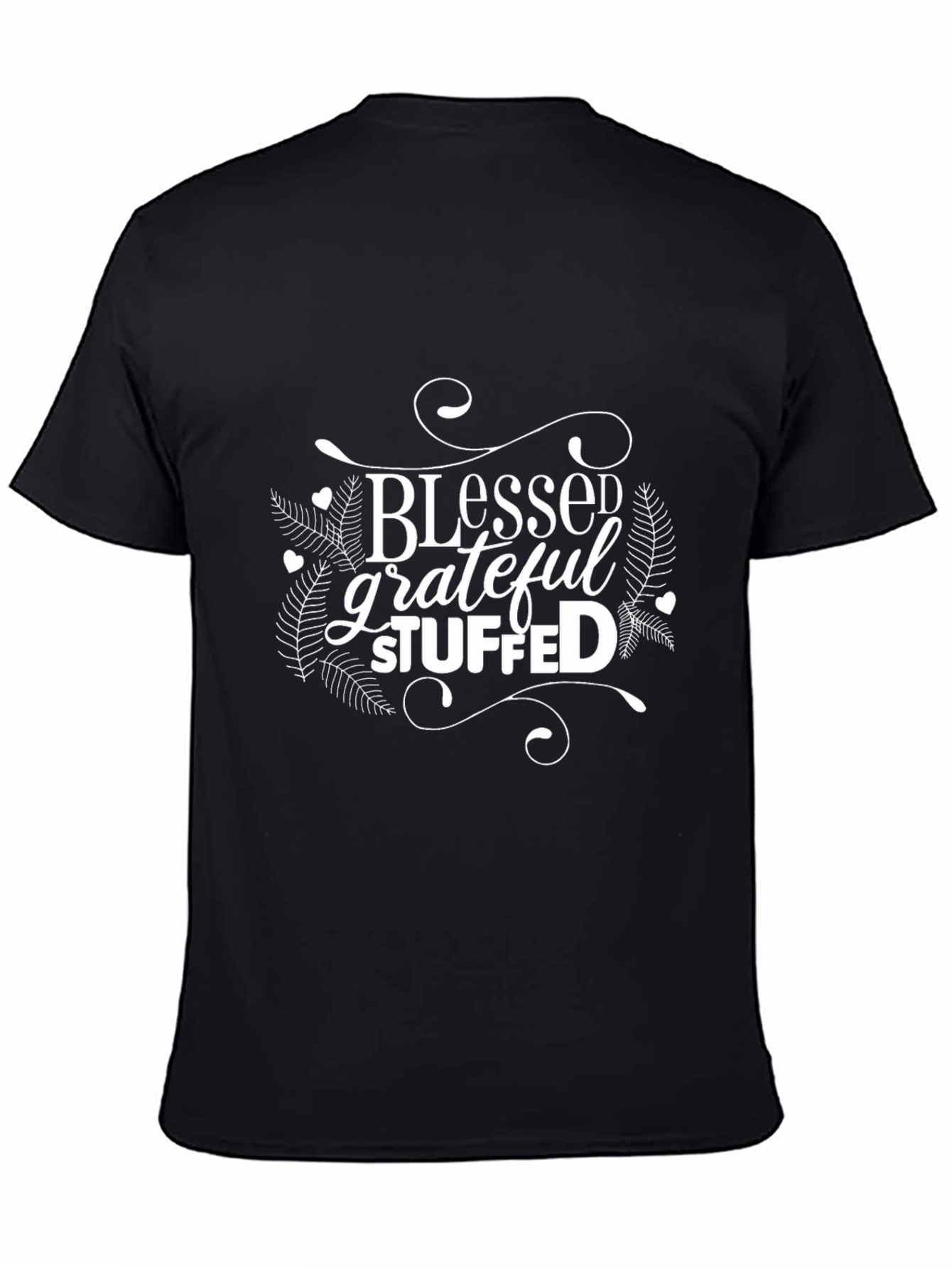 Blessed Grateful Stuffed Thanksgiving T-Shirt