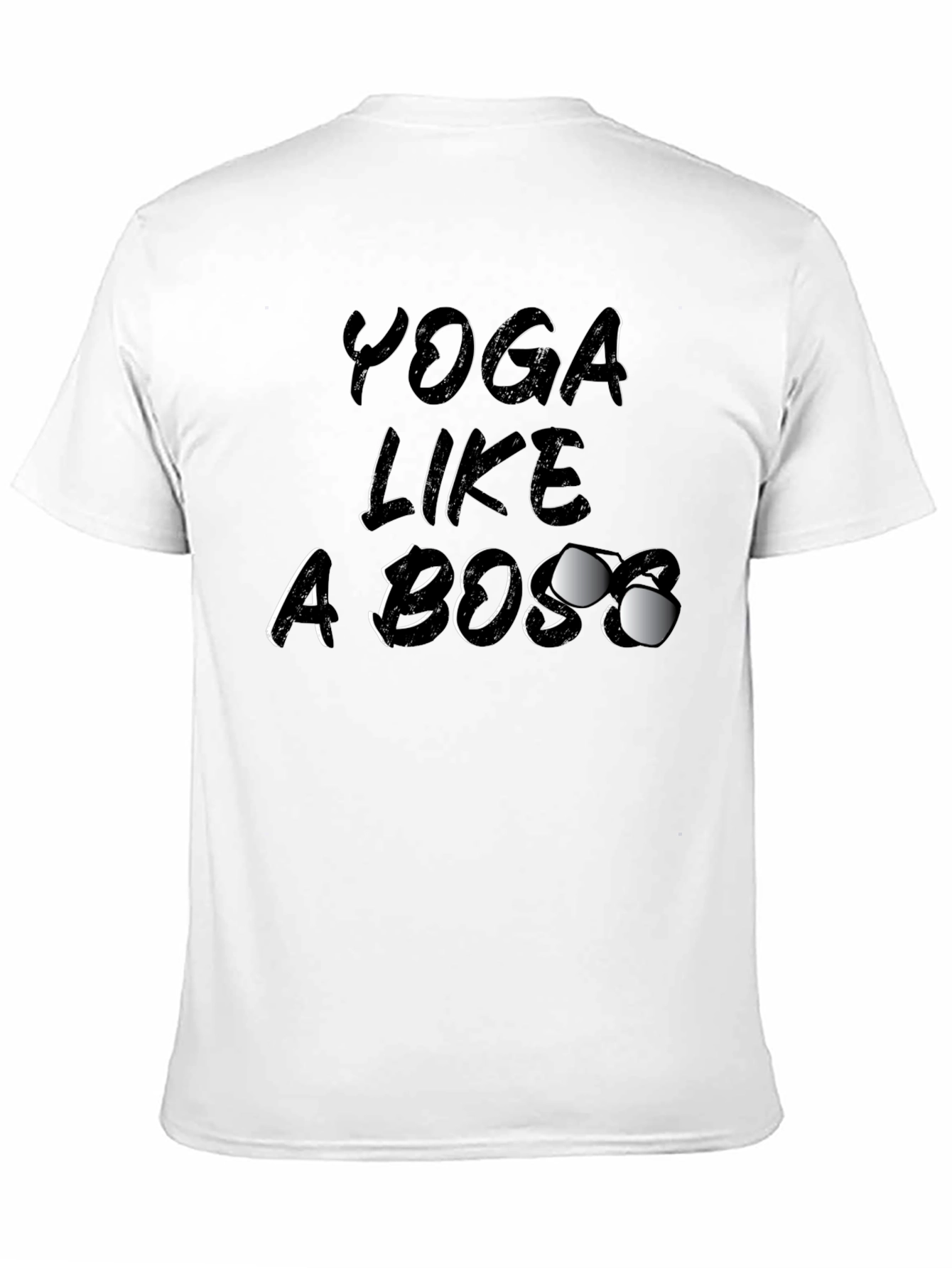 Yoga Like a Boss Graphic Tee - Black