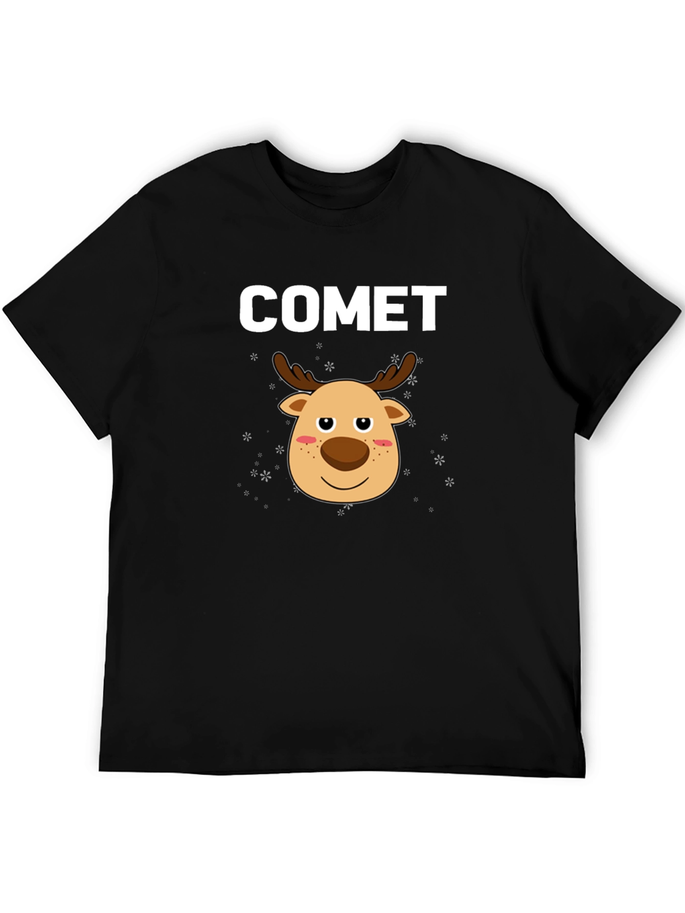 Comet Reindeer Christmas Holiday T-Shirt