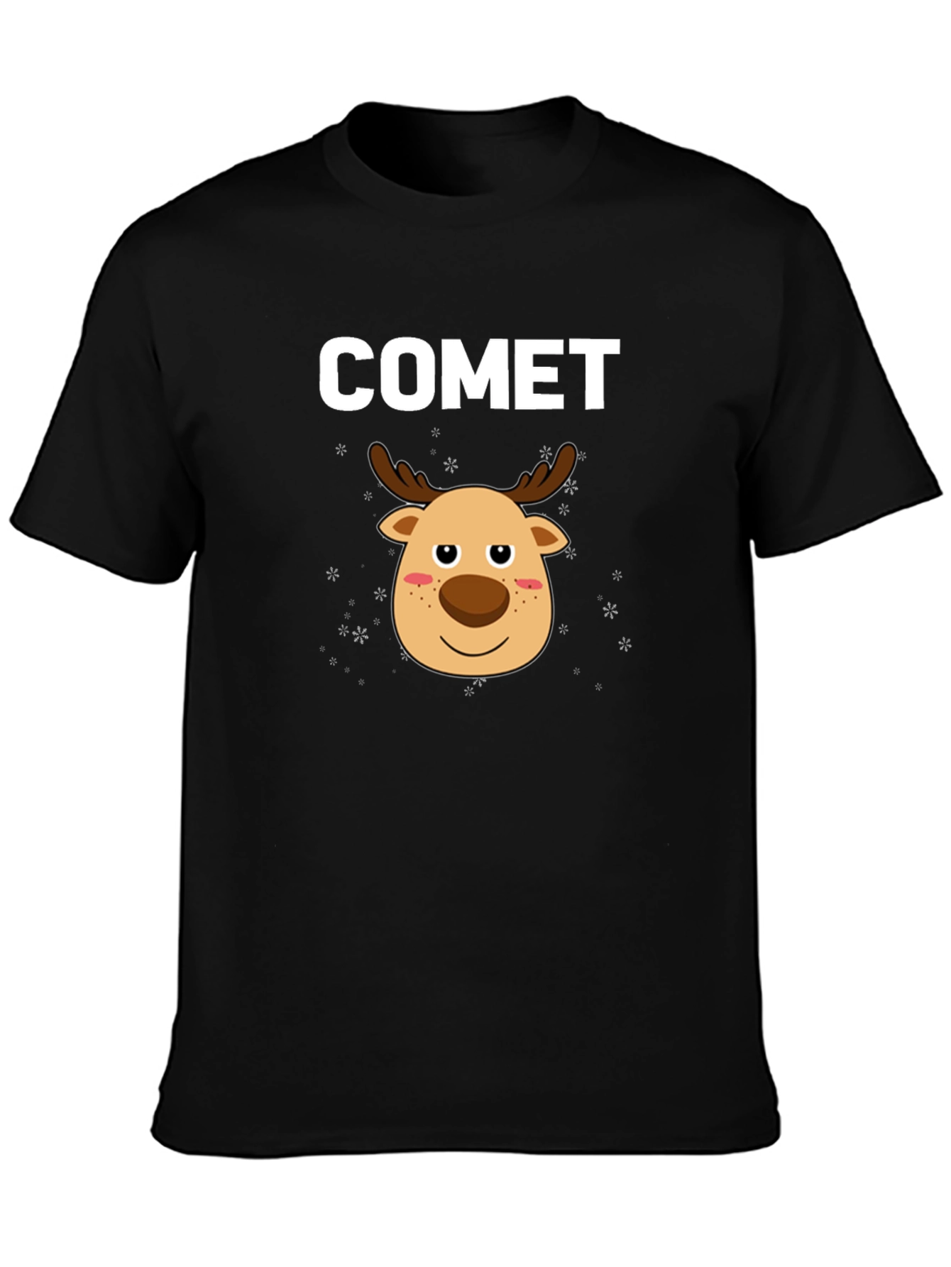 Comet Reindeer Christmas Holiday T-Shirt