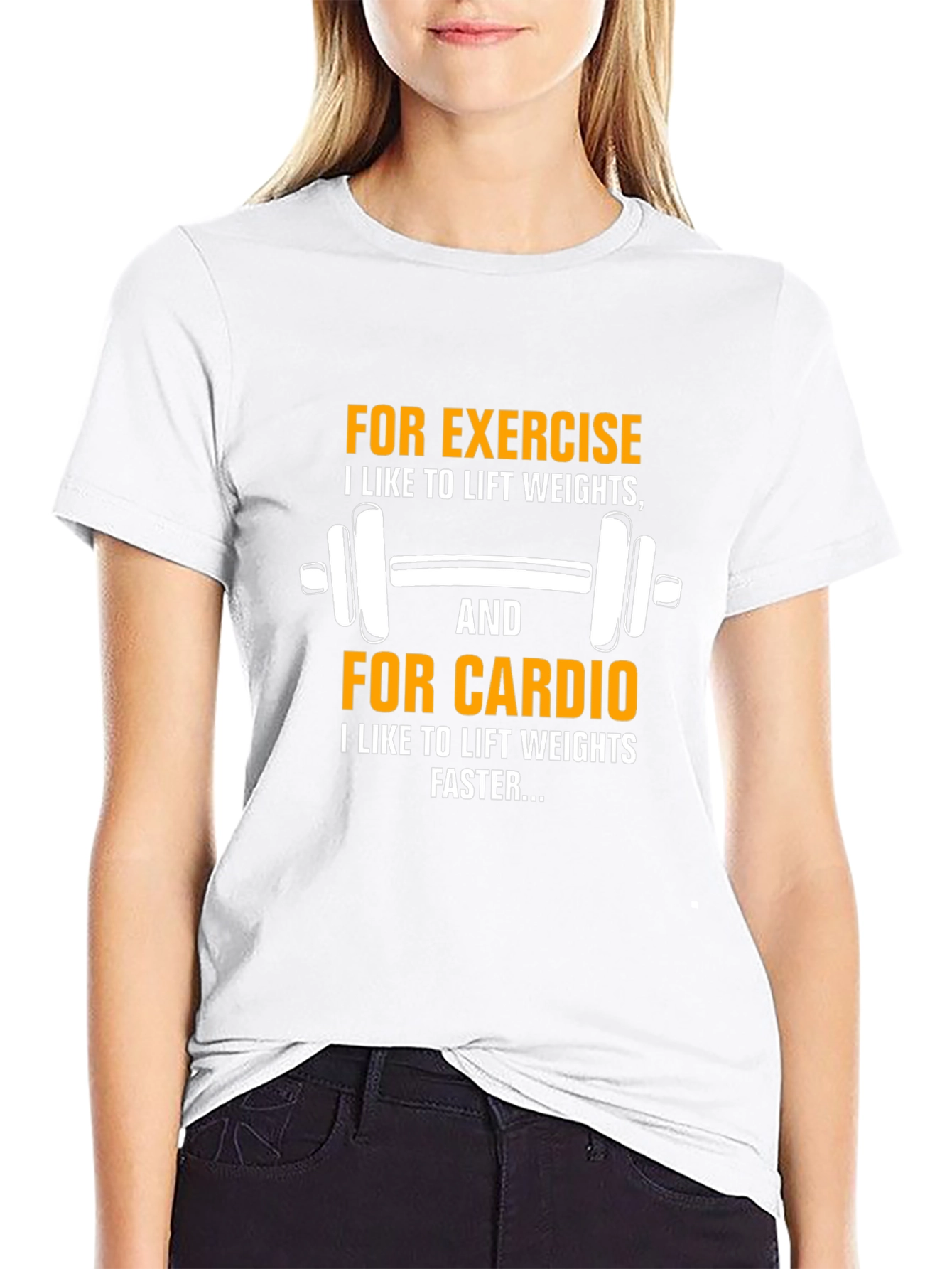 Funny Gym Workout T-Shirt - Weightlifting Cardio