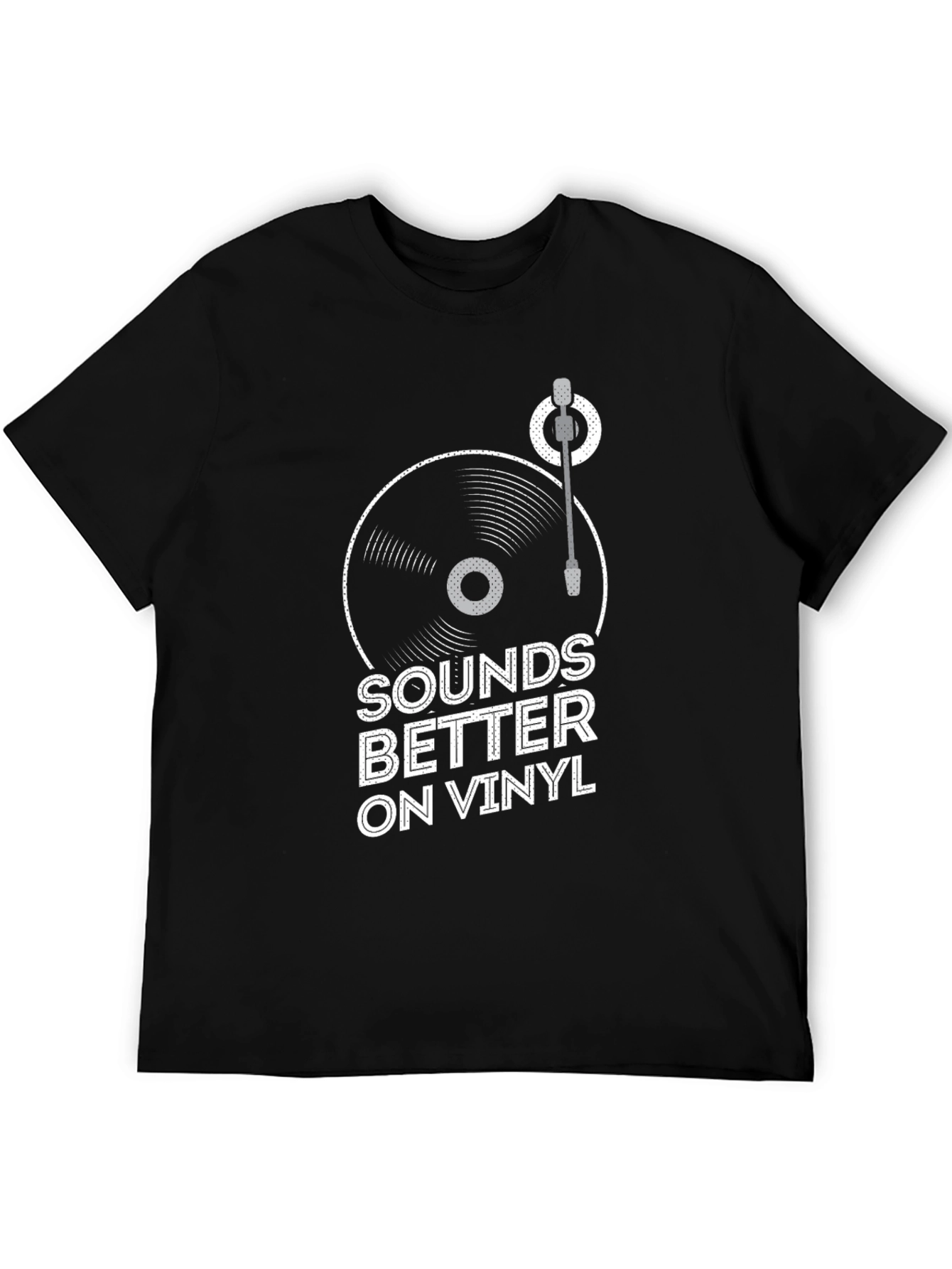 Sounds Better on Vinyl Black T-Shirt